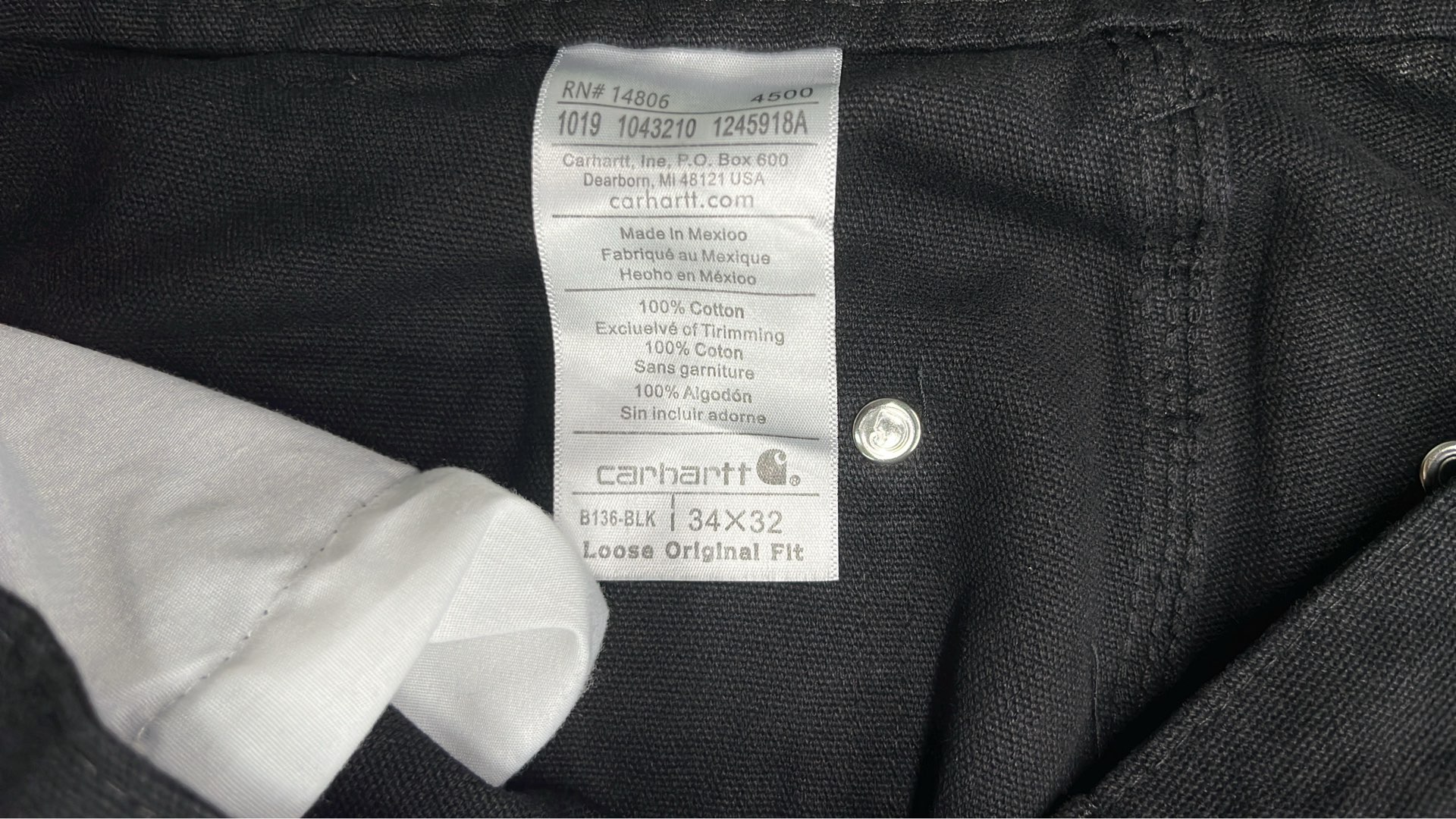 Carhartt Work Pants in Multiple Colors - Durable Denim Style