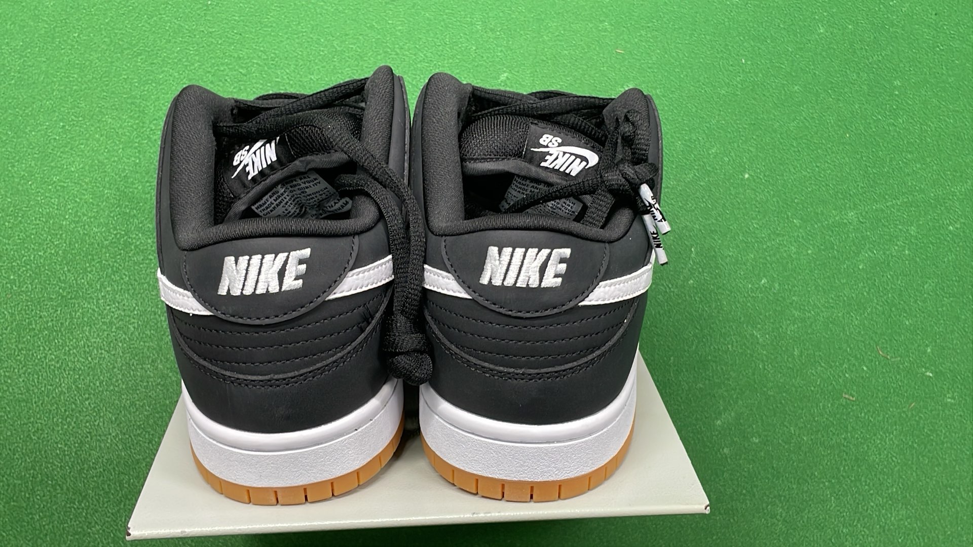 Nike SB Dunk Low Black White Gum Skate Shoes