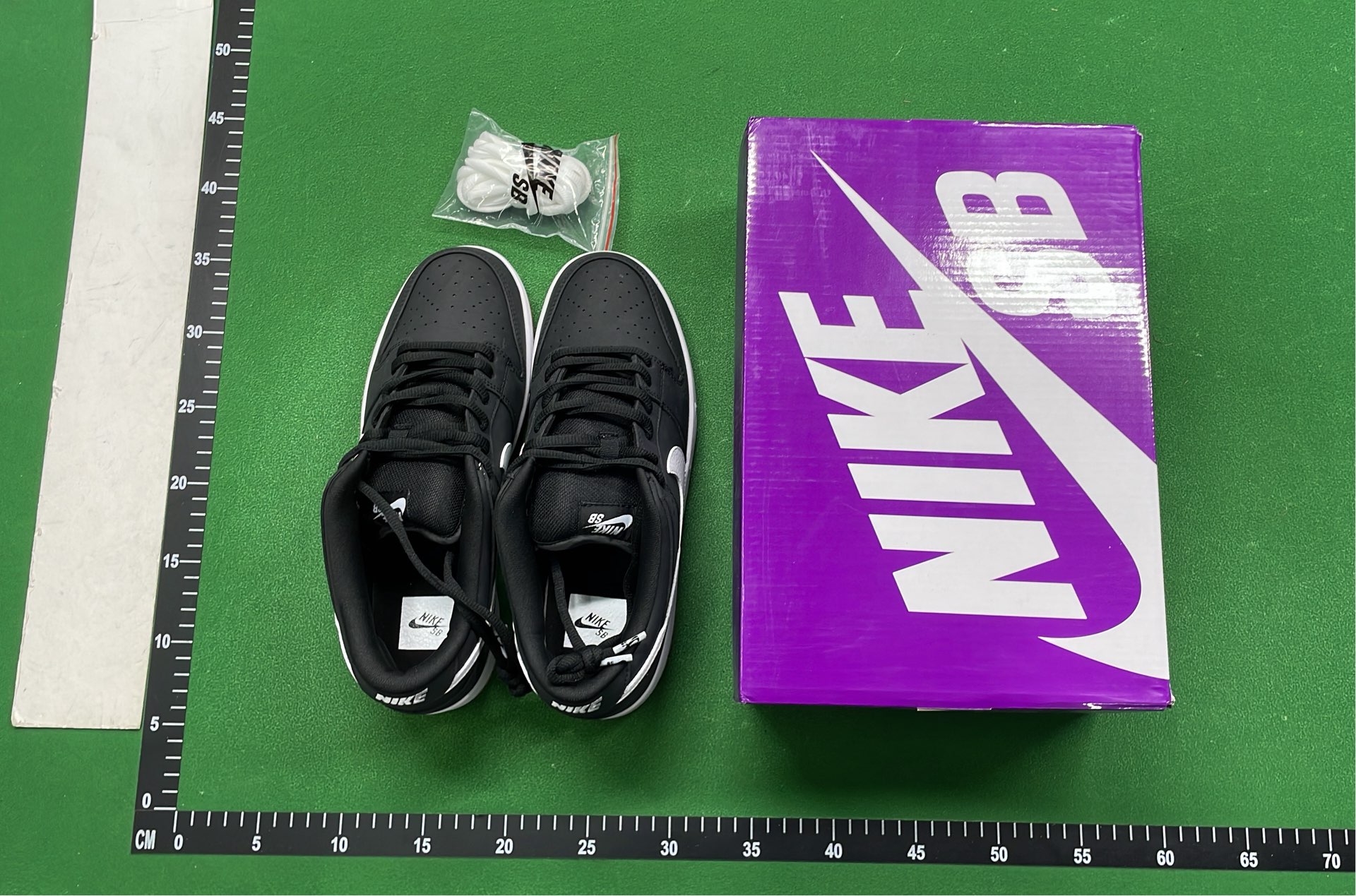 Nike SB Dunk Low Black White Gum Skate Shoes