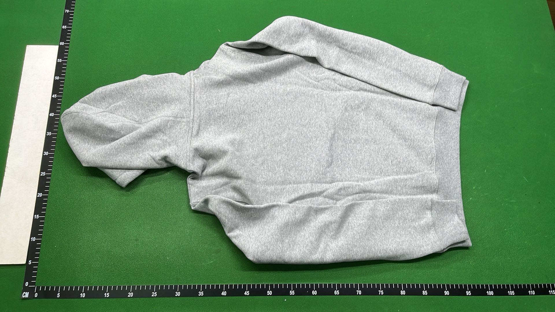 Gray Hoodie with Minimalist Logo