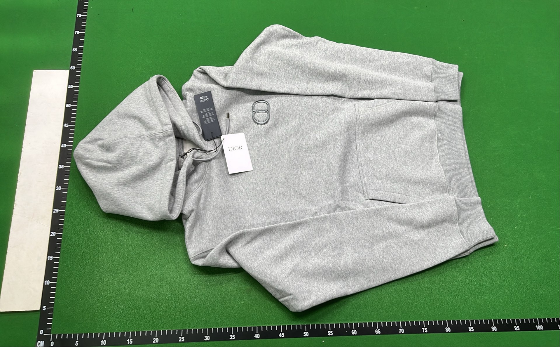 Gray Hoodie with Minimalist Logo