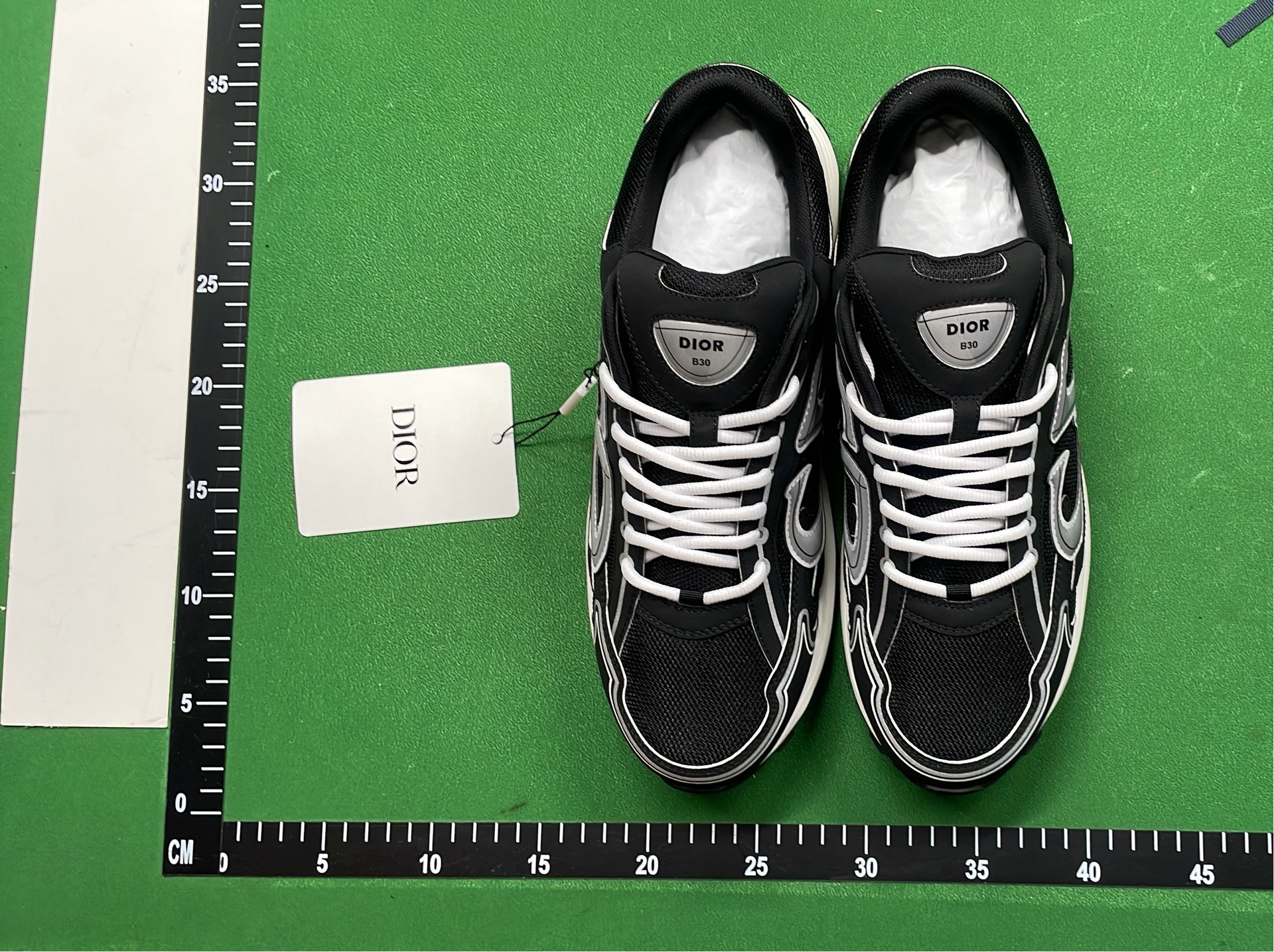 Dior CD Sneakers White Blue Gray Men's Fashion Shoes