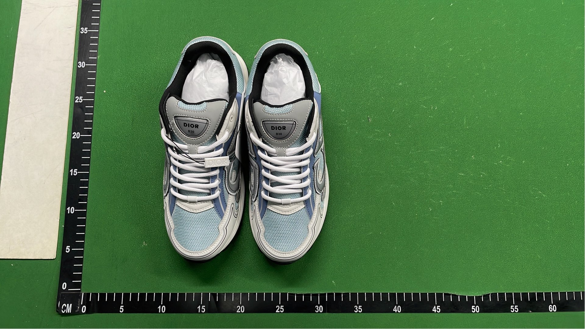 Dior CD Sneakers White Blue Gray Men's Fashion Shoes