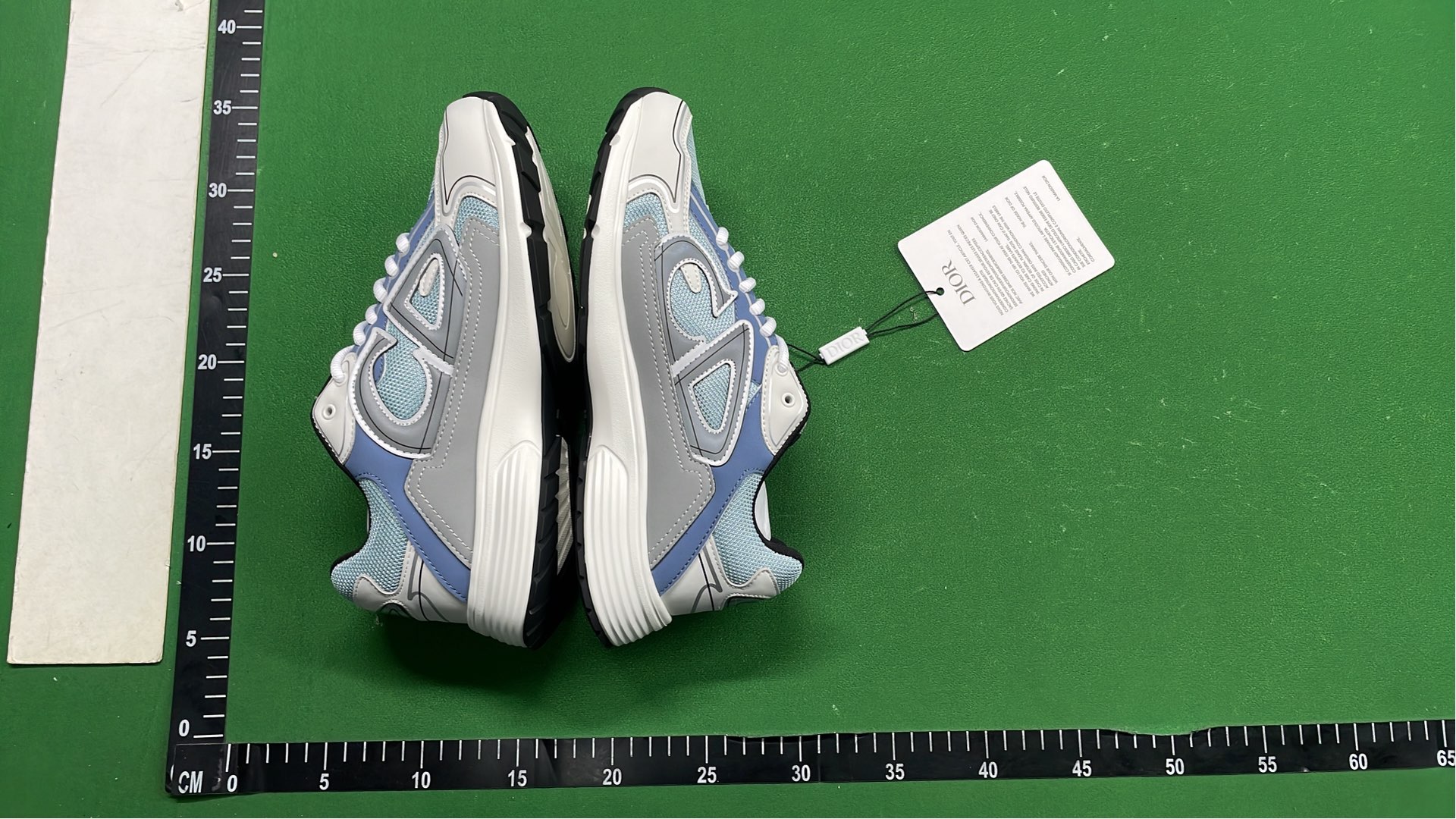 Dior CD Sneakers White Blue Gray Men's Fashion Shoes
