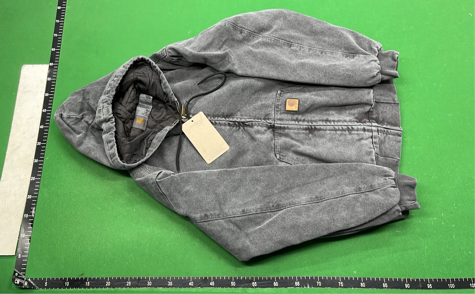 Brown Corduroy Jacket with Hood for Men - Outdoor Workwear Style