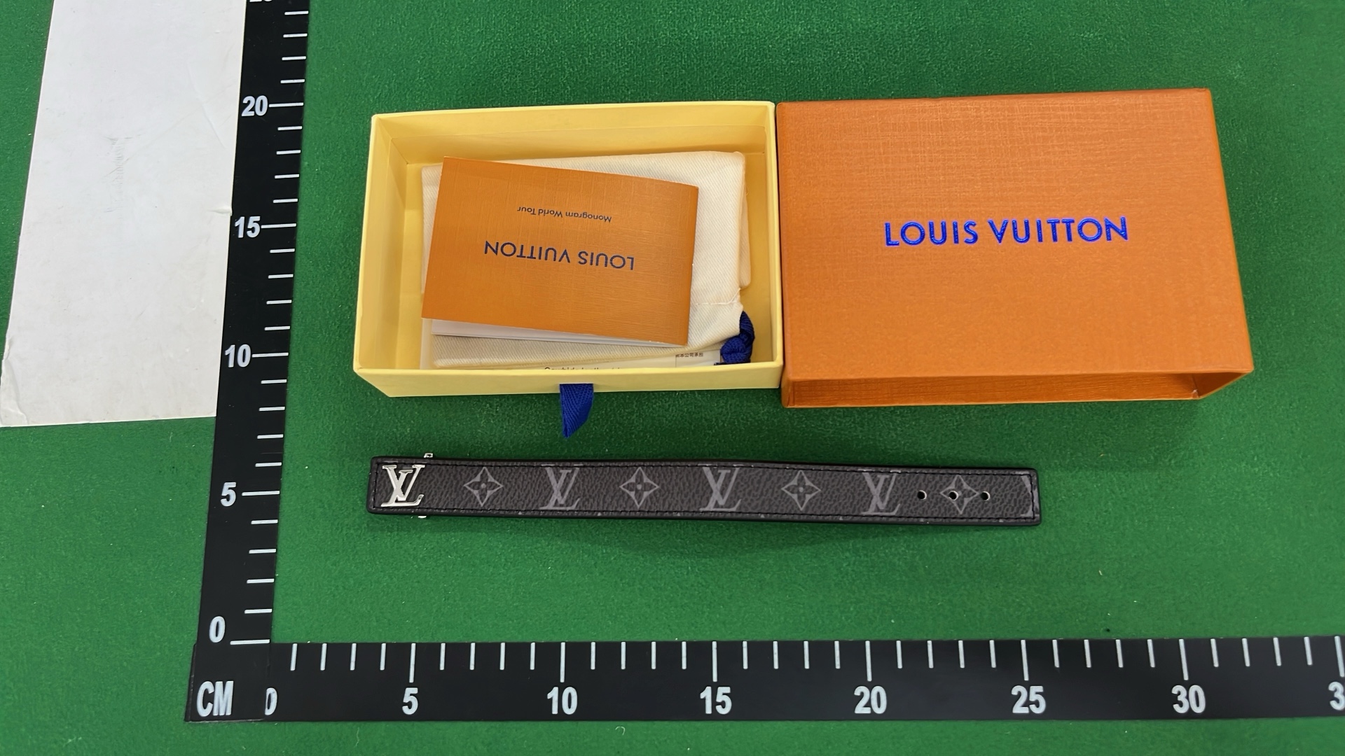Herm&egrave;s Brown Leather Watch Strap with Box and Dust Bag