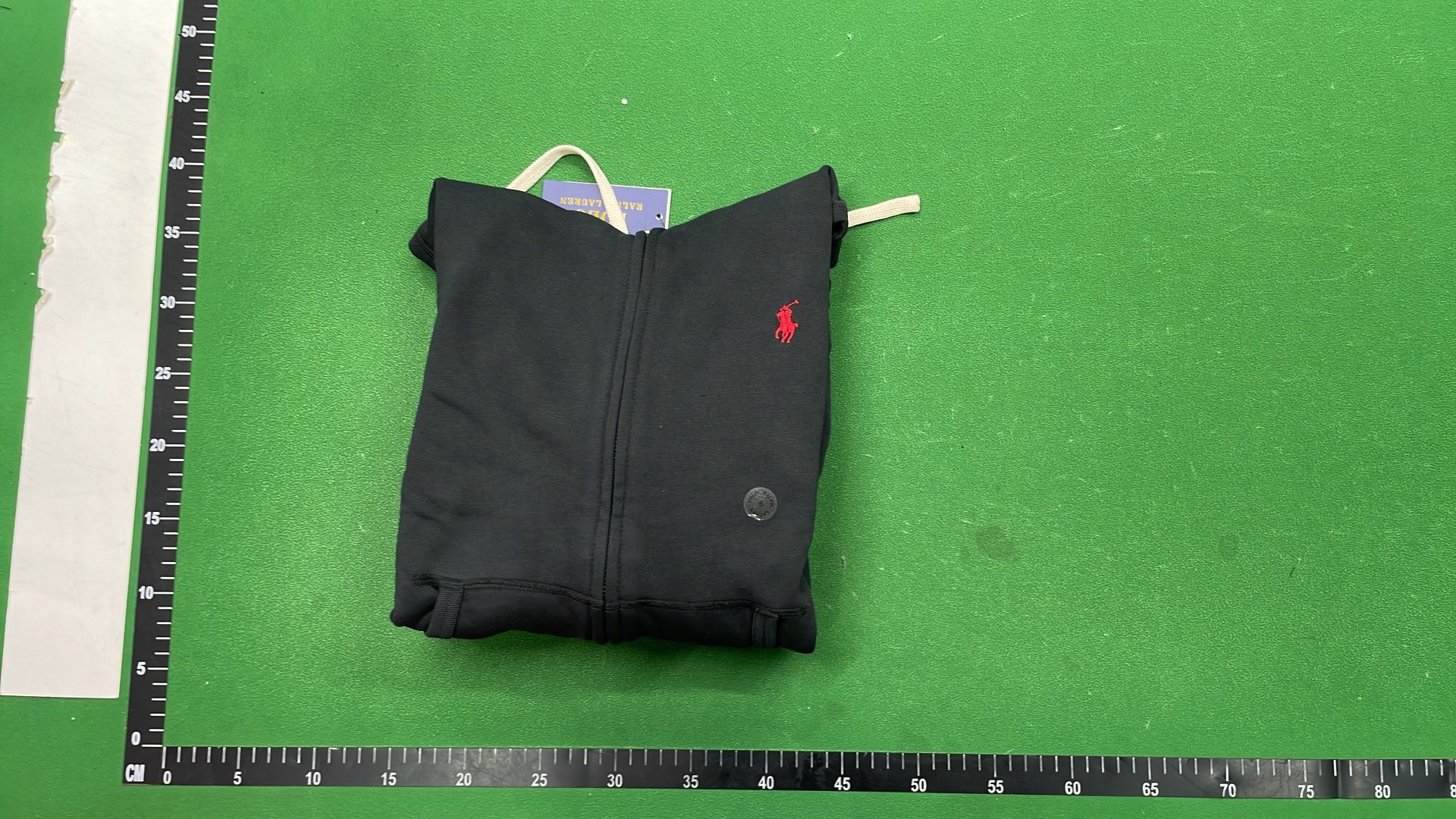 Men's Gray Zip-Up Hoodie with Logo Patch