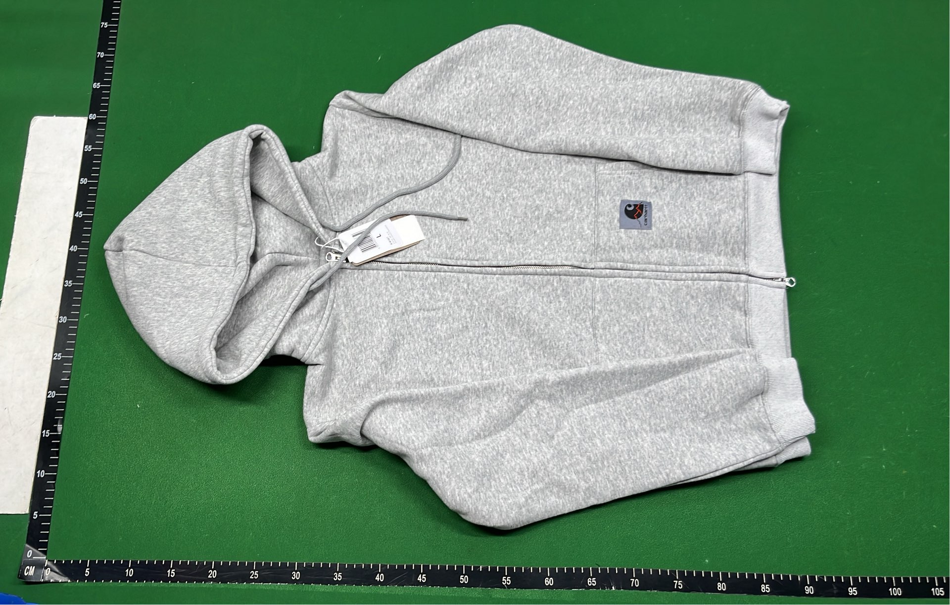 Carhartt Zip-Up Hoodie in Gray, Brown, and Black