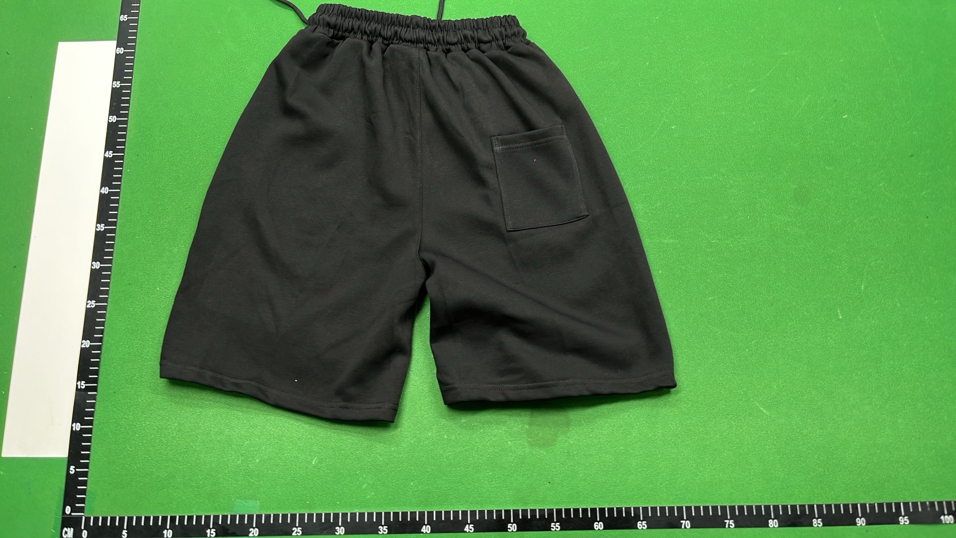 Stussy Black Logo Print Shorts for Men