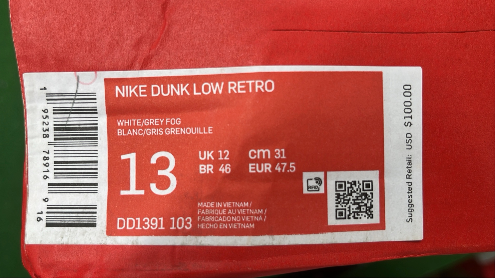 Nike SB Dunk Low Pro QS White Black 2021 Men's Skate Shoes