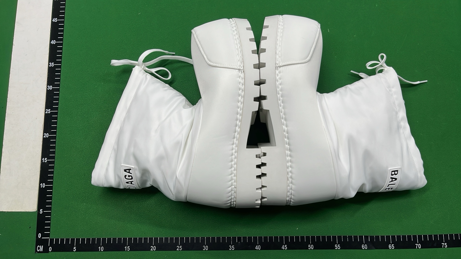 Balenciaga Black Nylon Snow Boots with Logo Patch