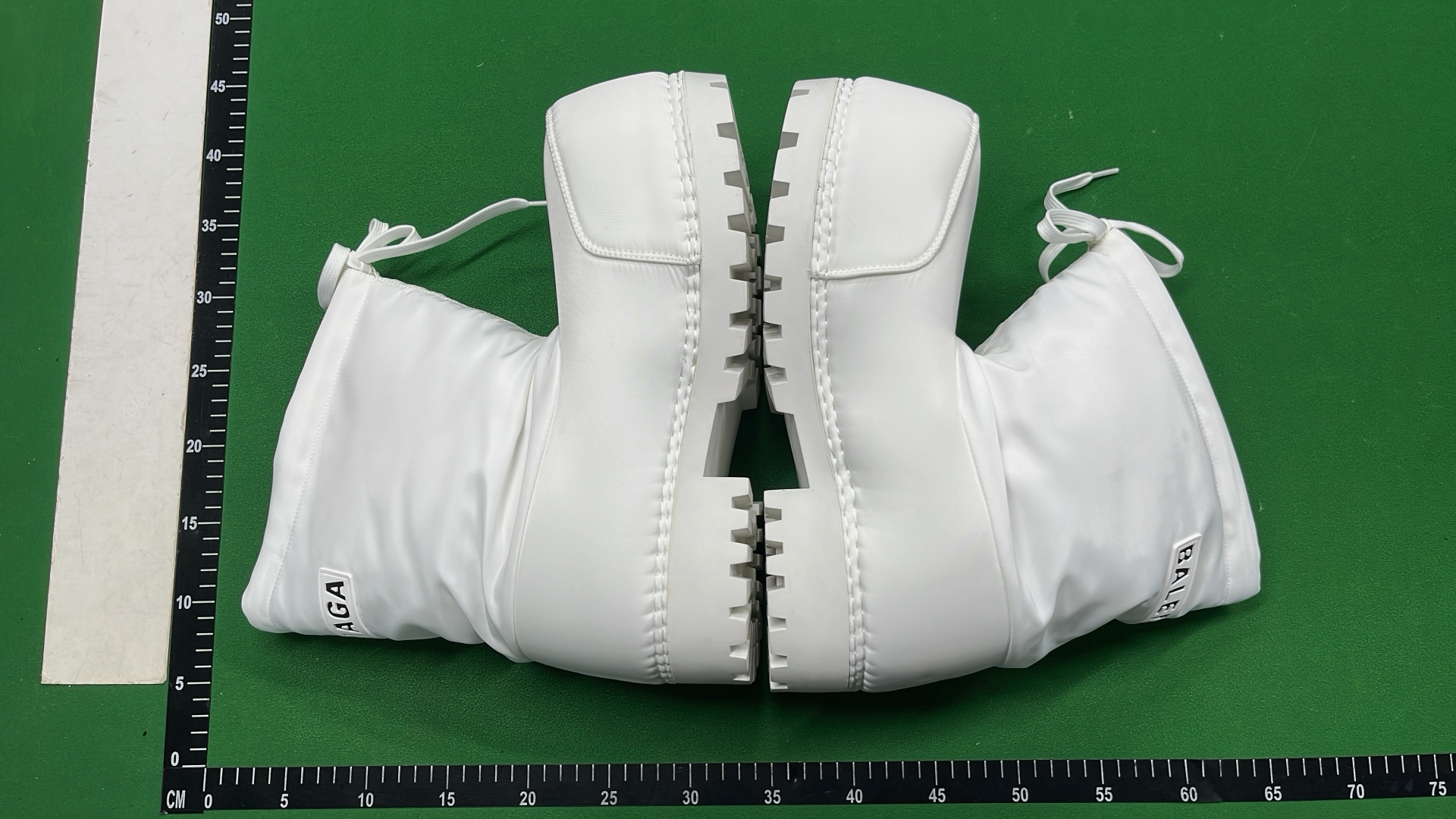 Balenciaga Black Nylon Snow Boots with Logo Patch
