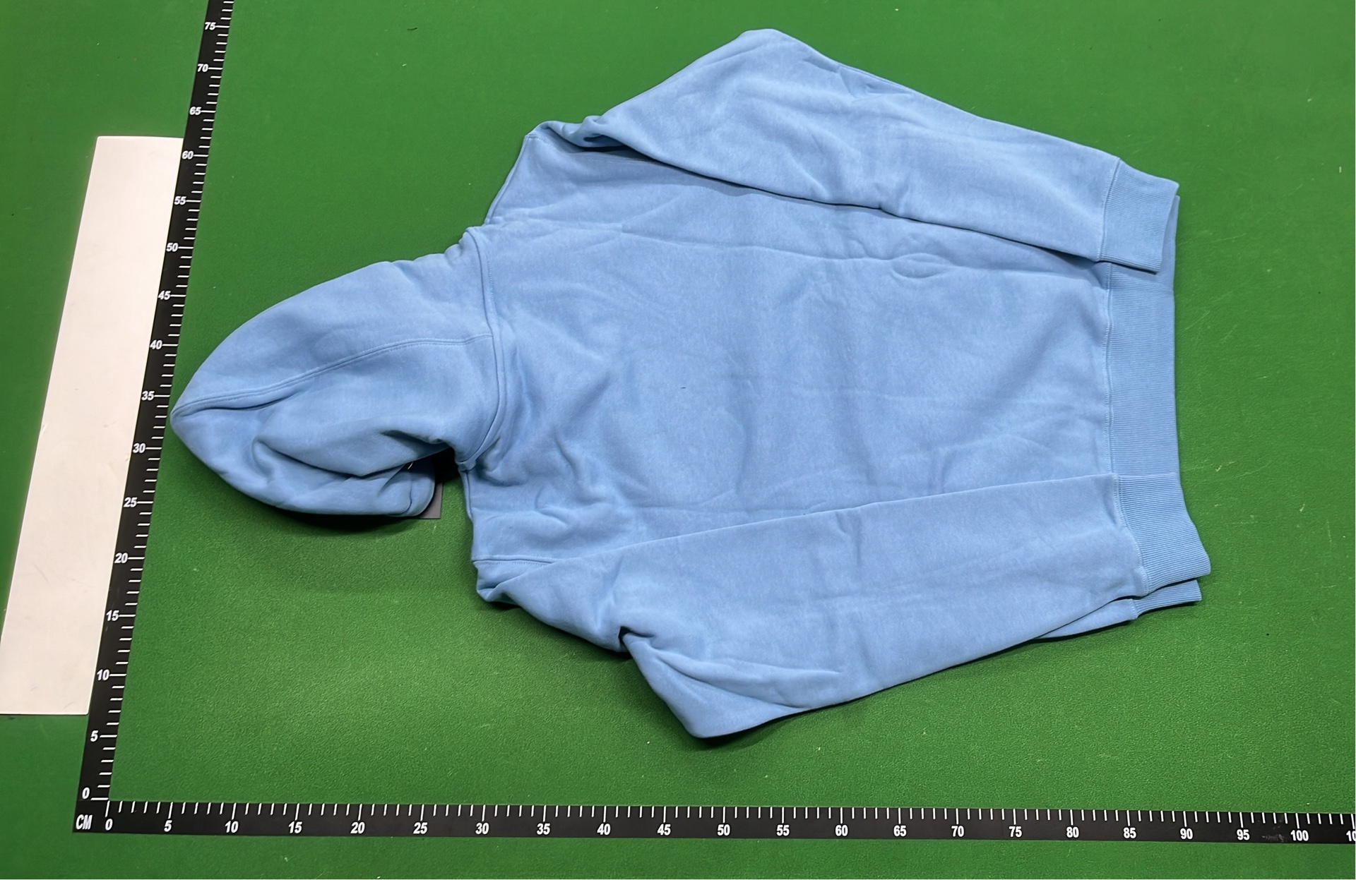 Champion Light Blue Hoodie with Logo