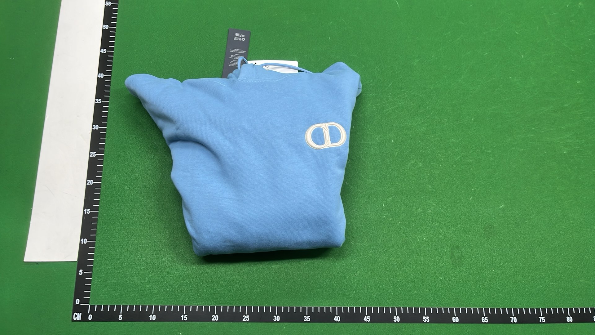 Champion Light Blue Hoodie with Logo