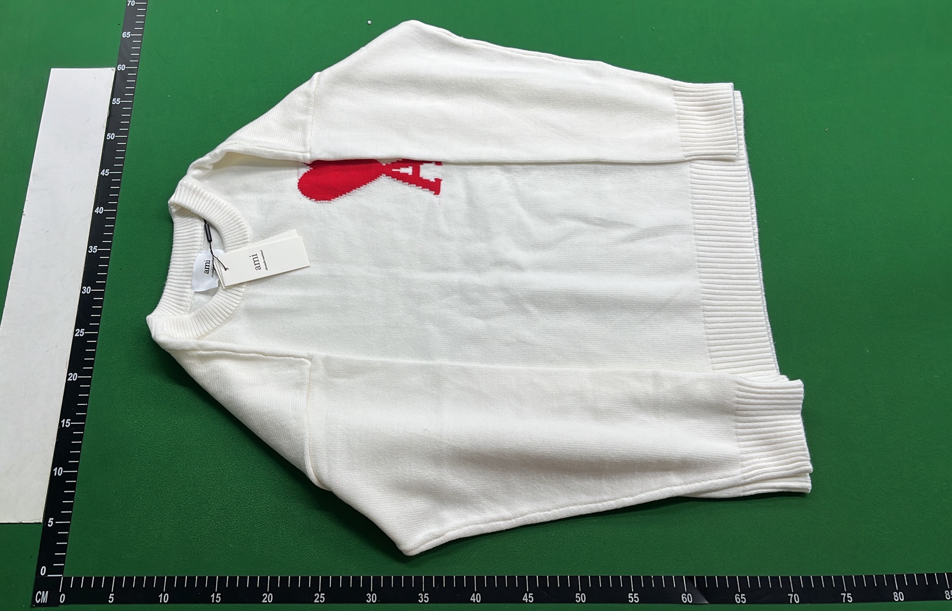 Ami Paris Heart A Logo Knit Sweater