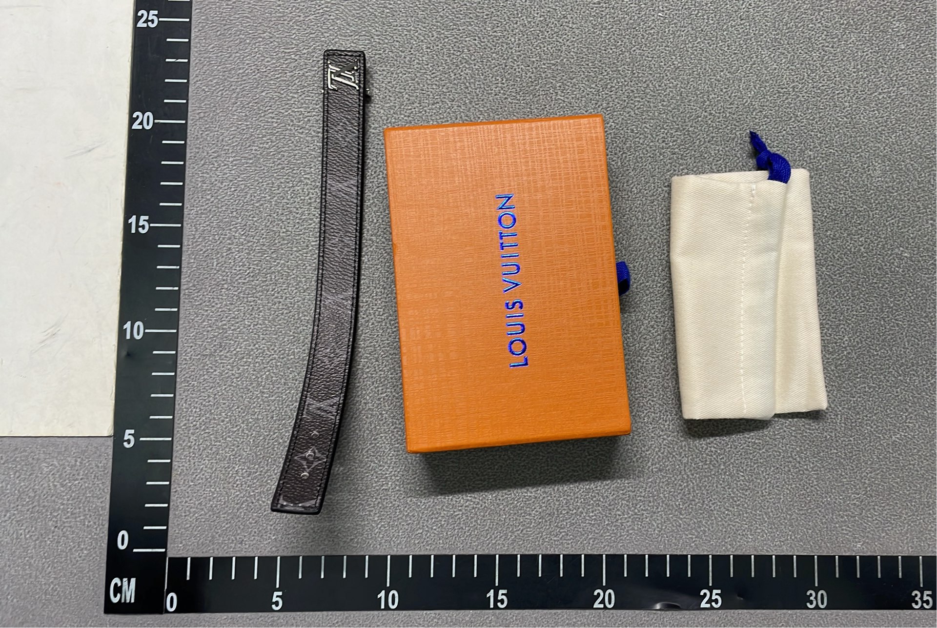Herm&egrave;s Dark Brown Epsom Leather Watch Strap with Original Box and Dust Bag