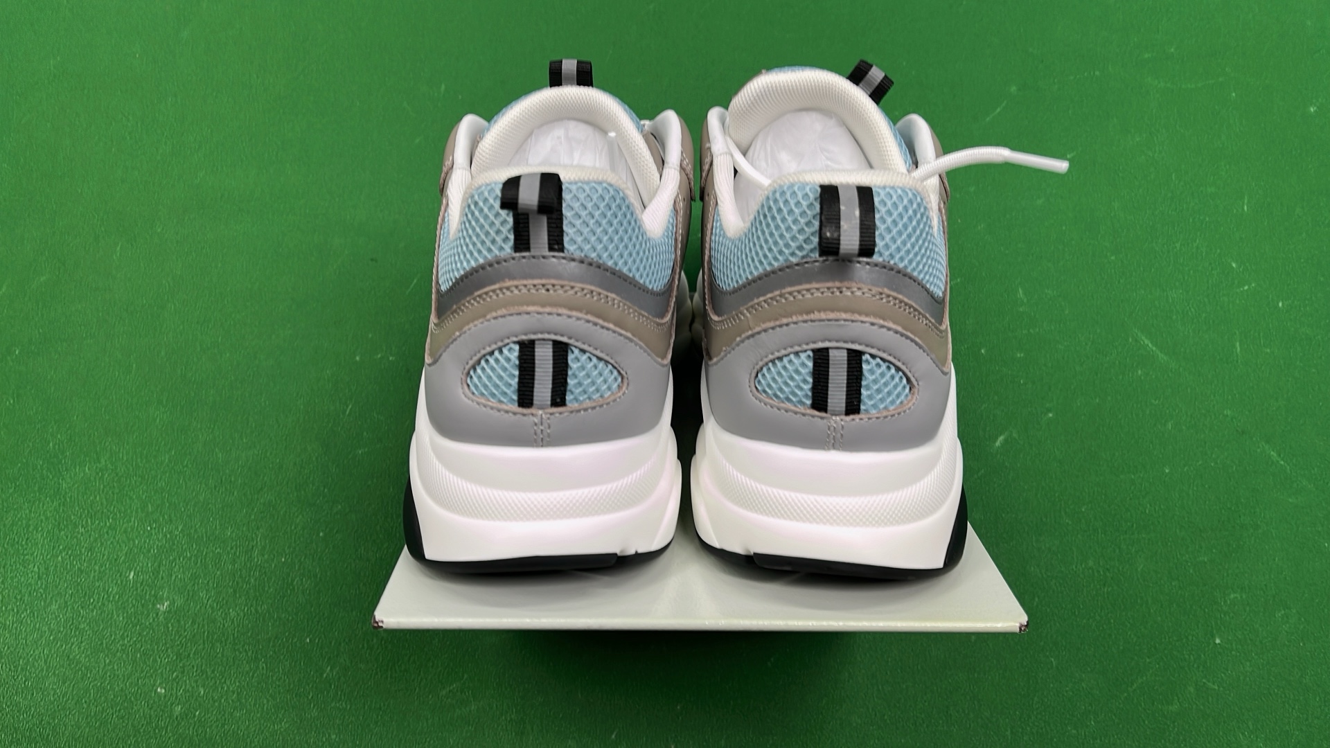 TOPMADE Black Mesh Sneakers with Chunky Sole