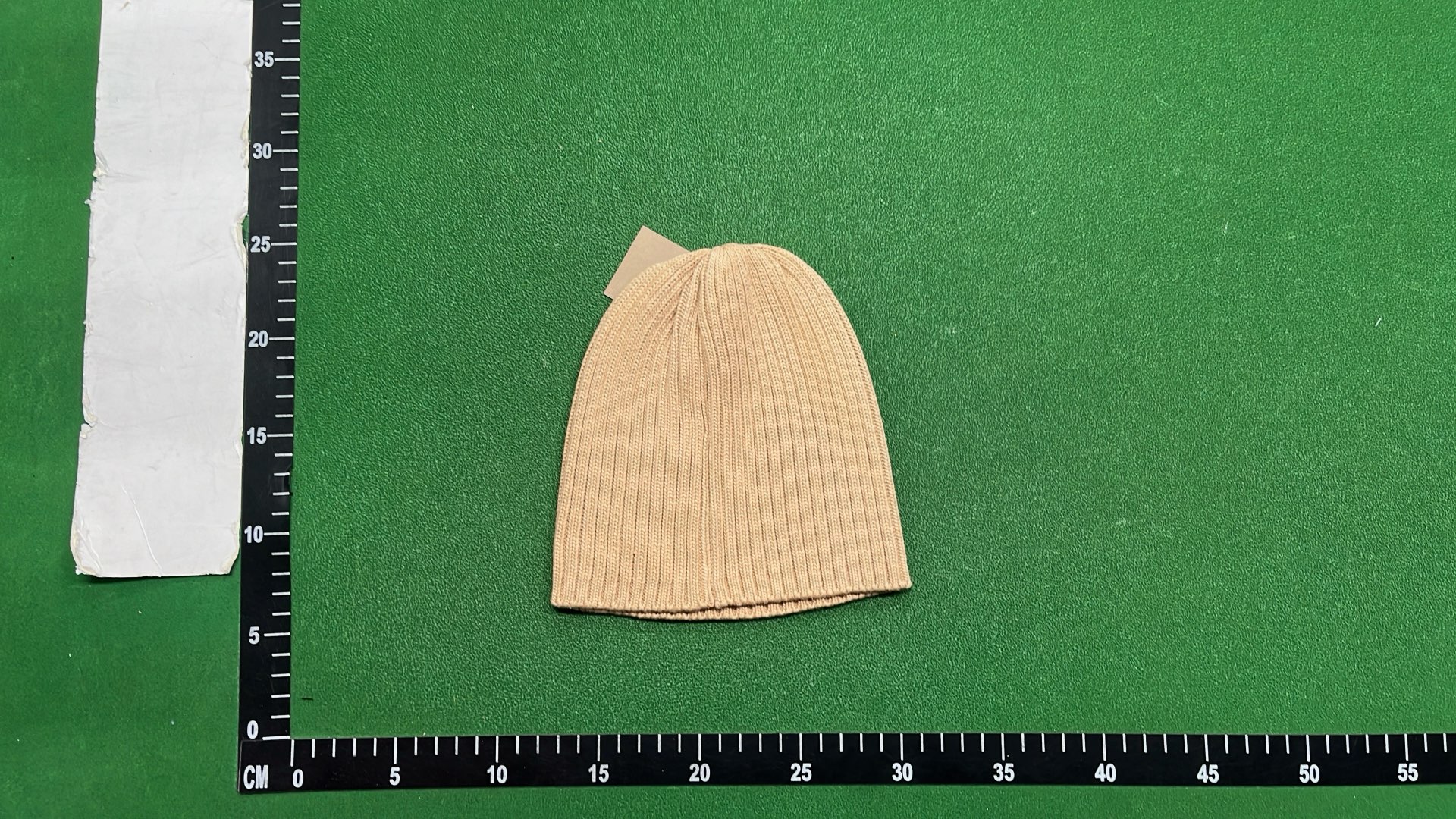 Gray Ribbed Knit Beanie with GA Logo
