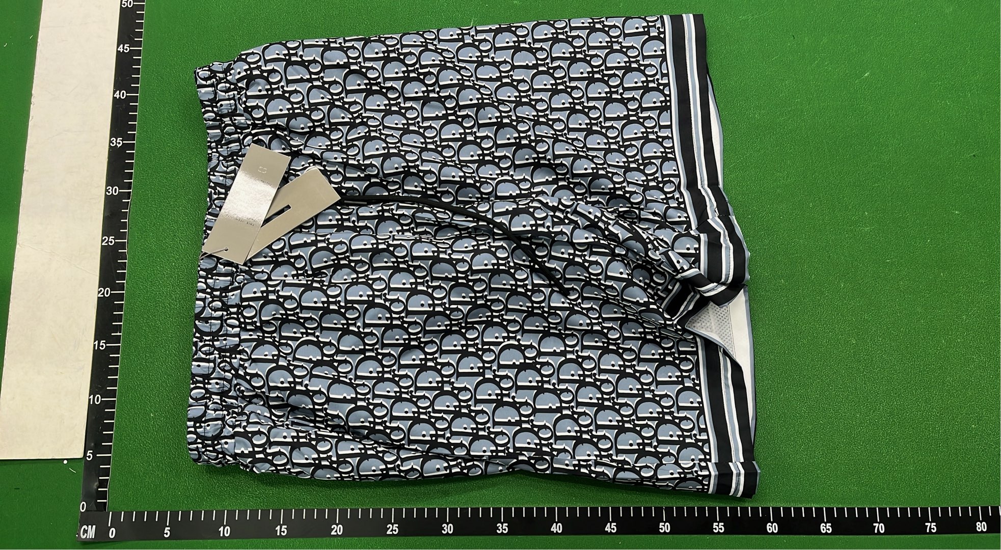 Dior Blue Floral Print Shirt and Shorts Set