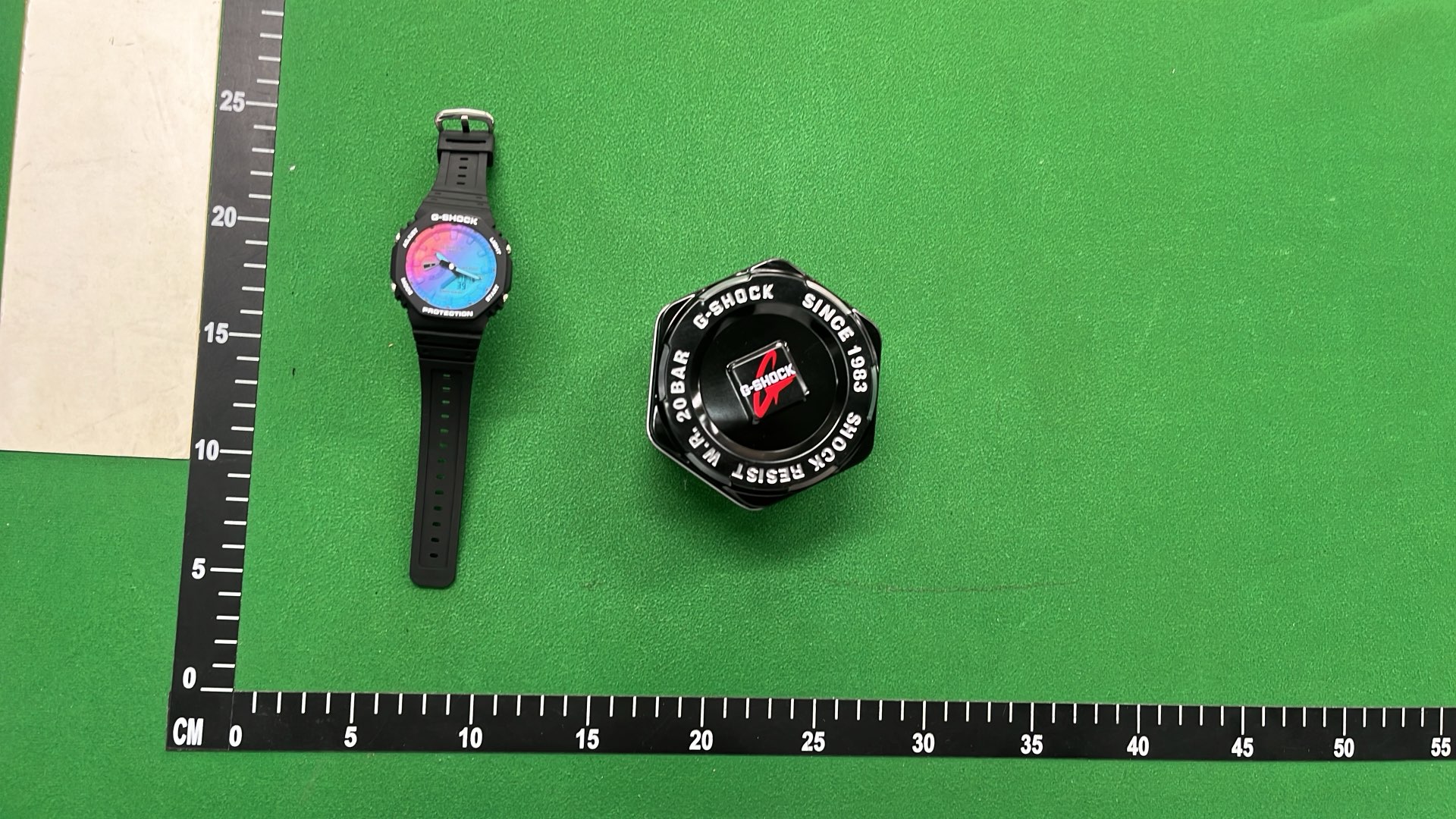G-SHOCK Rainbow Dial Analog-Digital Watch for Men