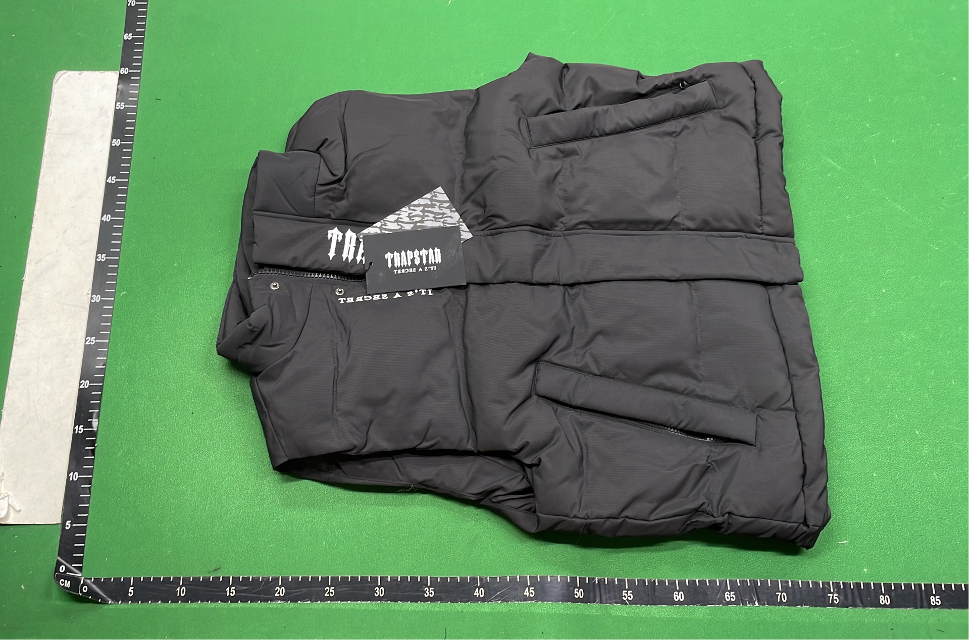 Black Quilted Down Vest for Men and Women