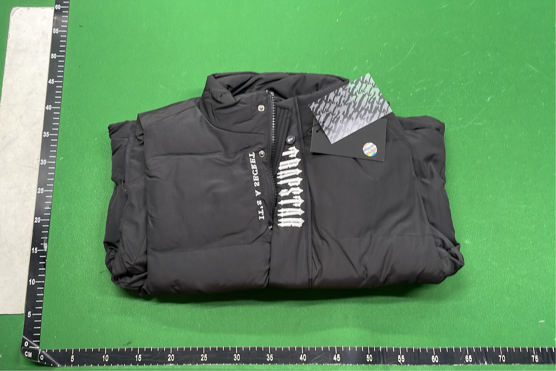 Black Quilted Down Vest for Men and Women