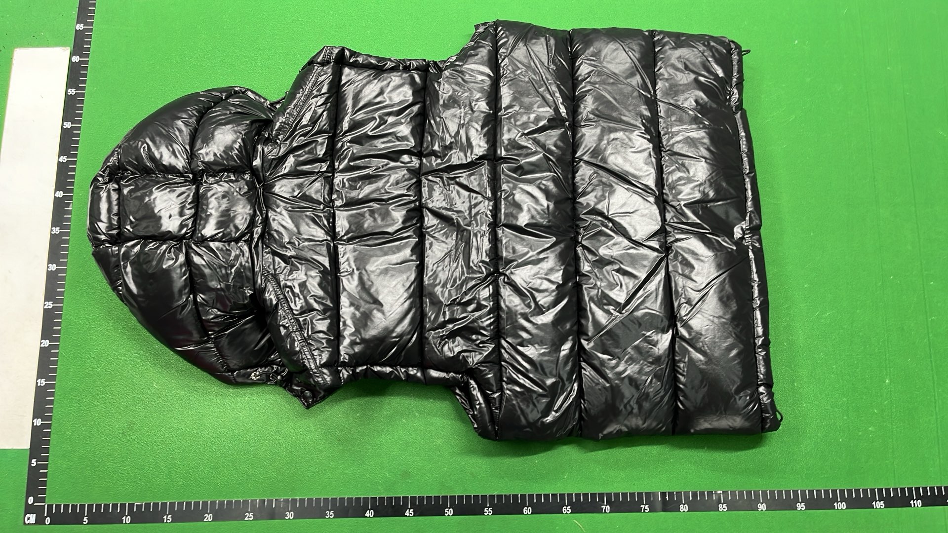 Moncler Black Puffer Vest with Hood