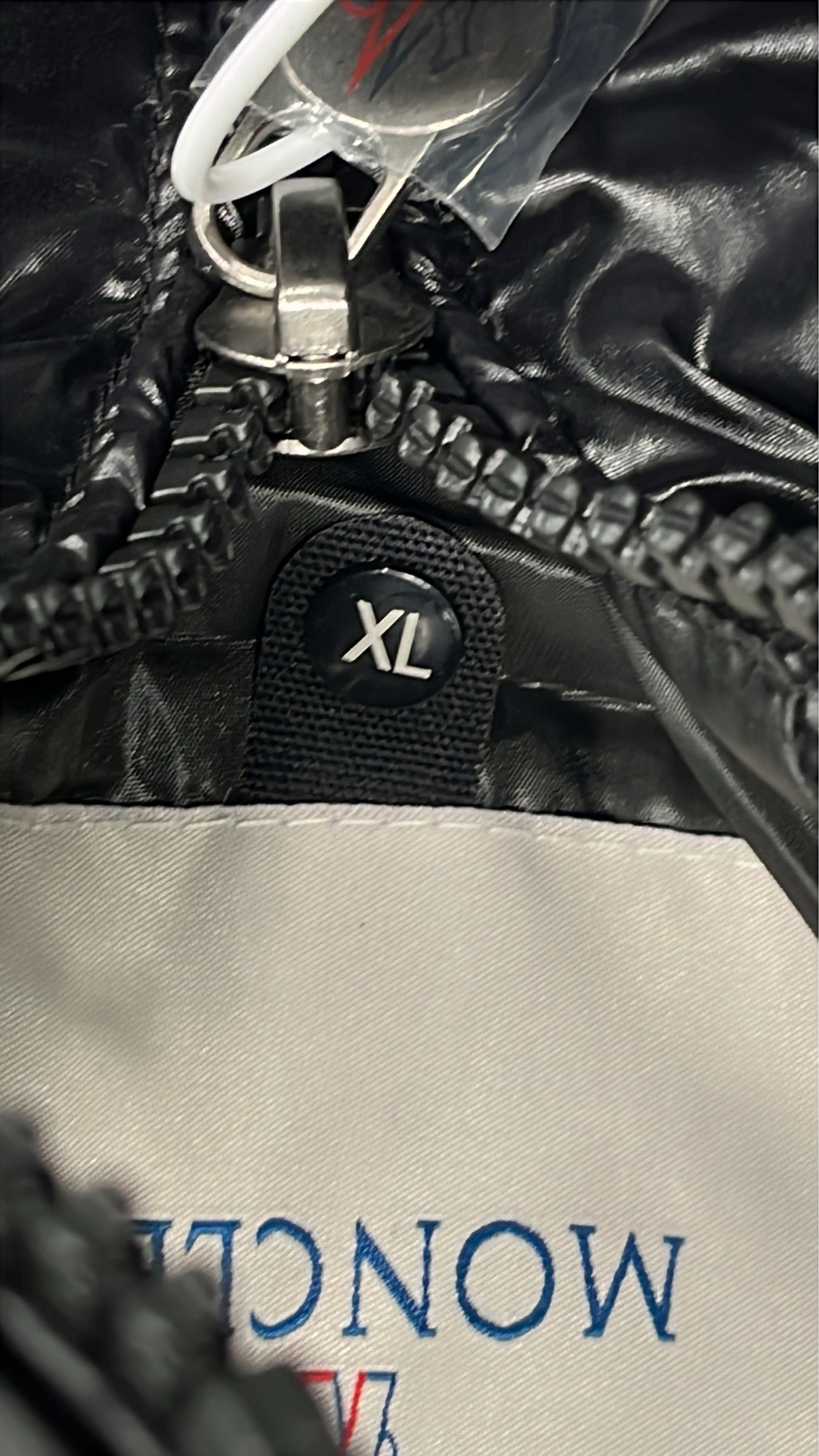 Moncler Black Puffer Vest with Hood
