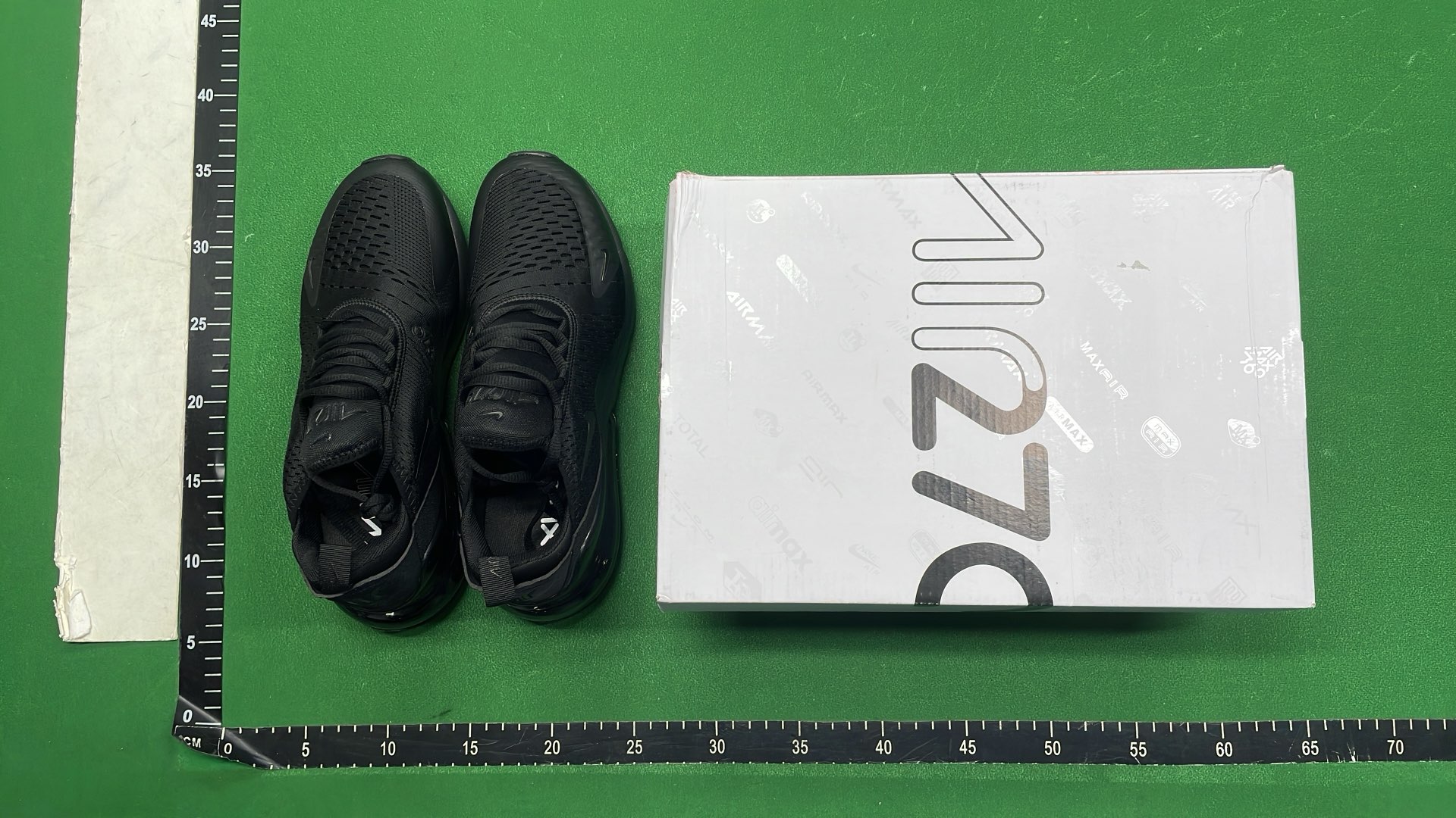 Nike Air Max 270 White Black Teal Sneakers