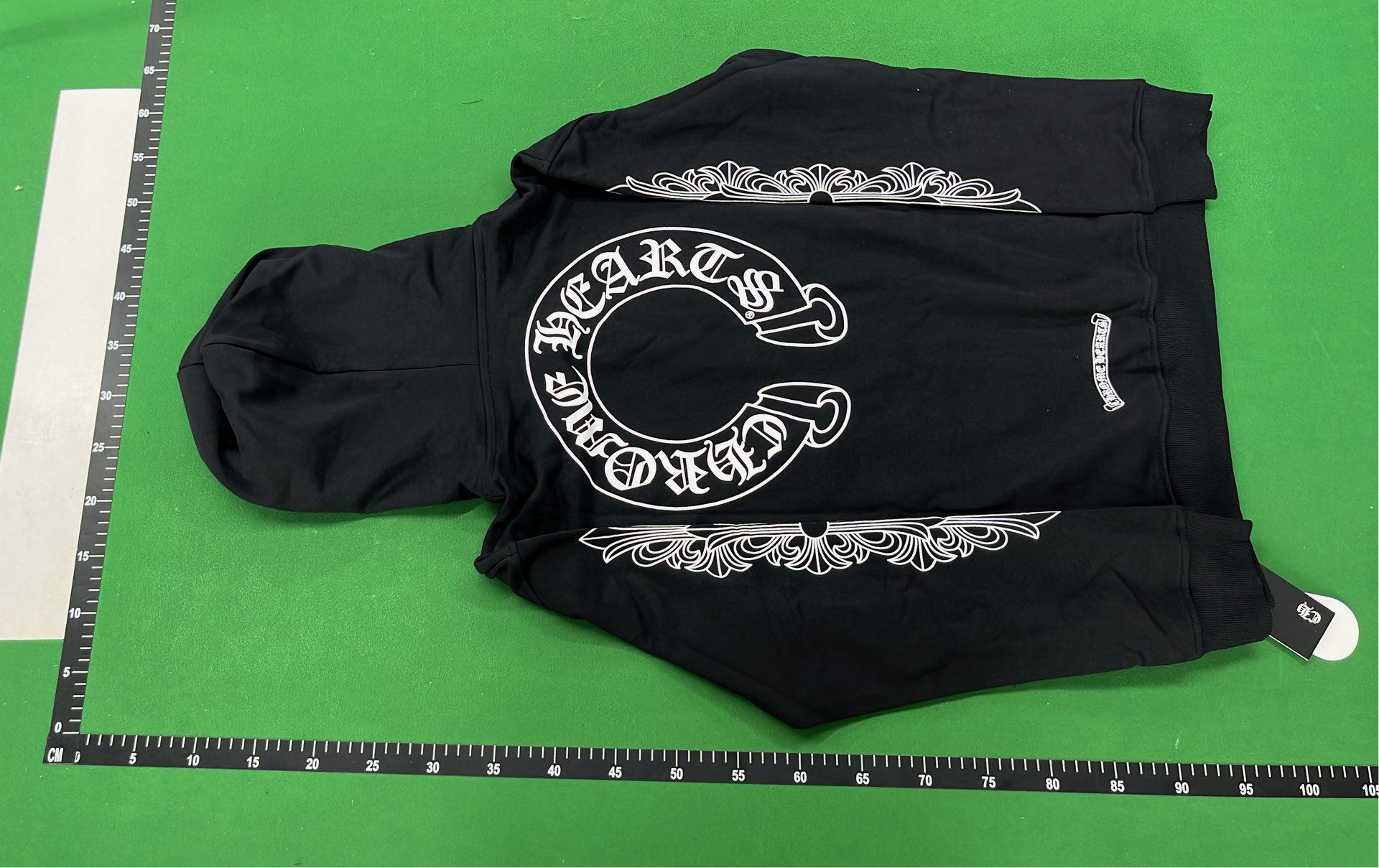 Chrome Hearts Zip Hoodie - Classic Logo Design