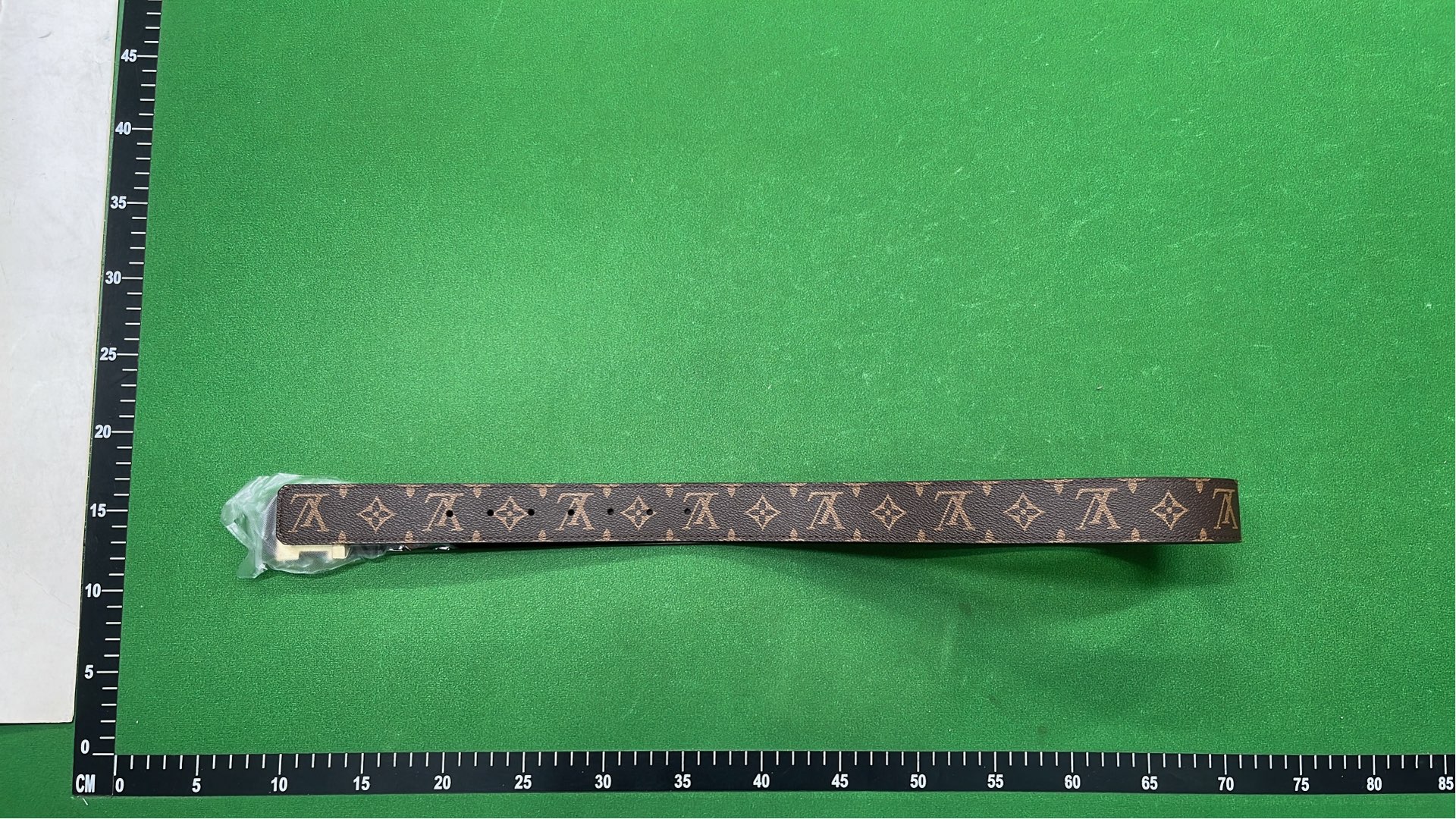 Louis Vuitton LV Monogram Checkered Belt for Men and Women