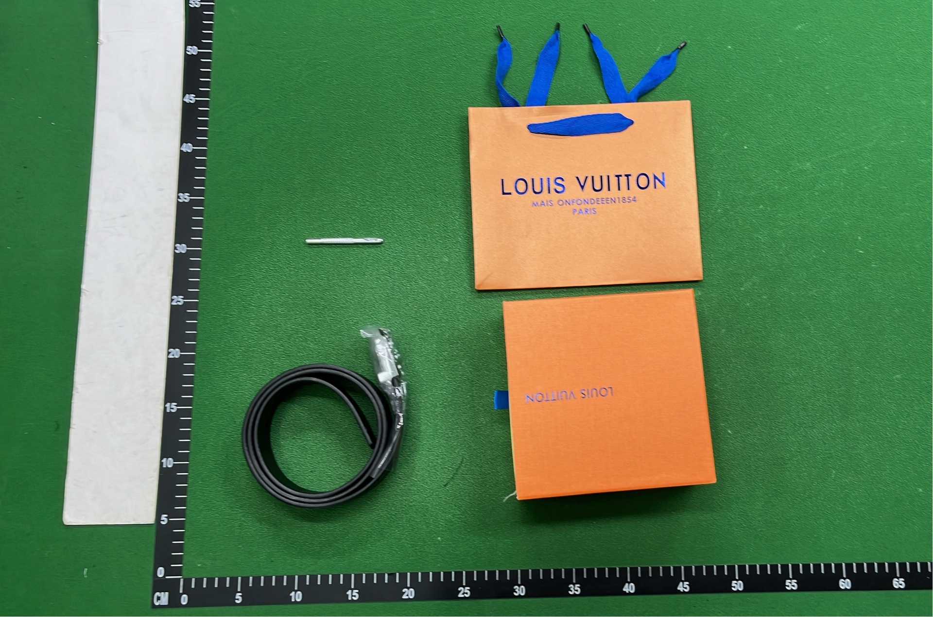 Louis Vuitton LV Monogram Checkered Belt for Men and Women