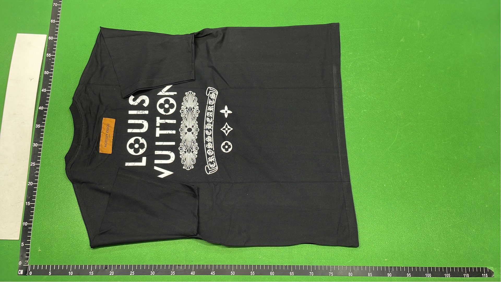 Louis Vuitton Cream T-Shirt with Logo Print