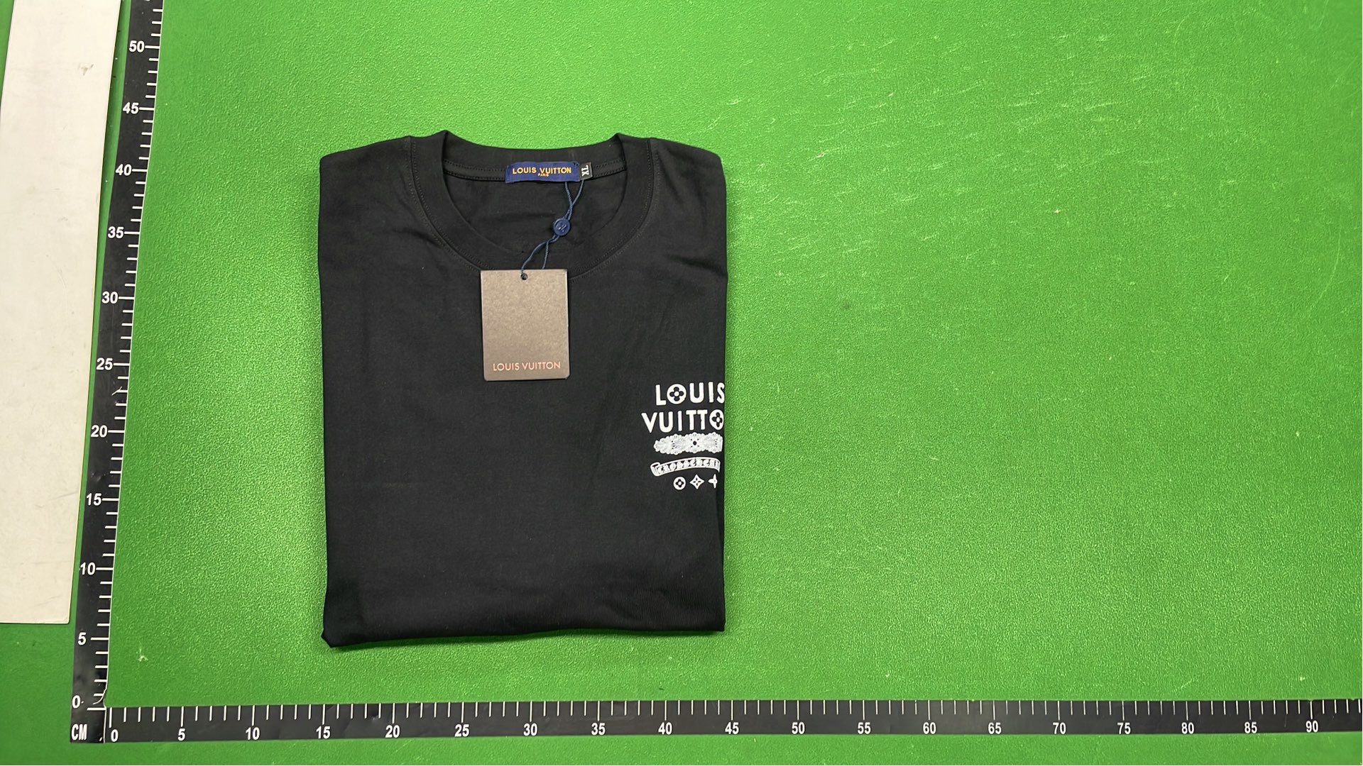 Louis Vuitton Cream T-Shirt with Logo Print