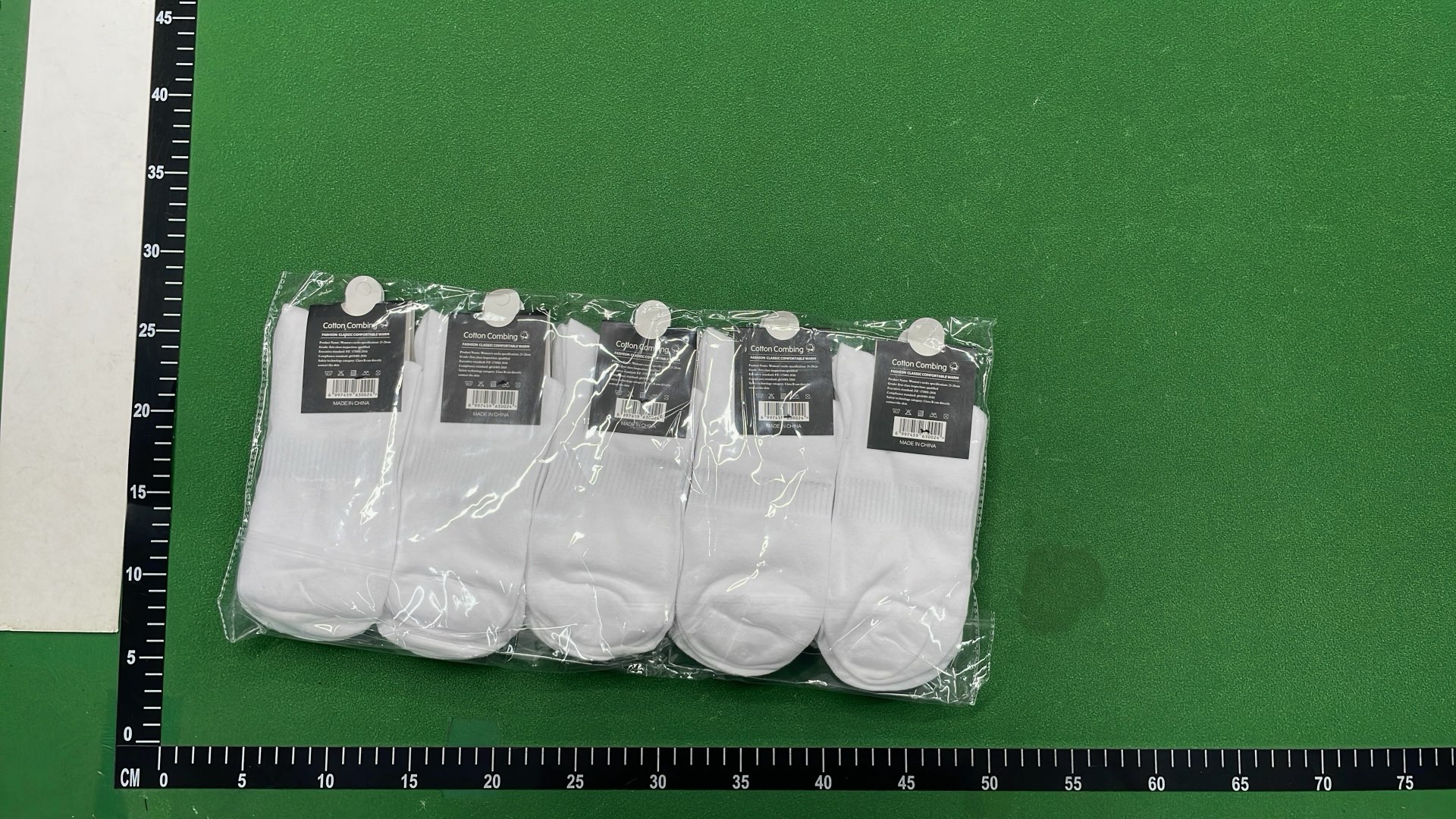 Kobe Bryant Basketball Socks - White Crew Socks with Black Logo