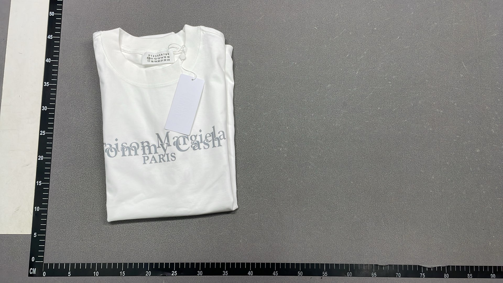 Maison Margiela Black T-Shirt with Colorful Cup Print