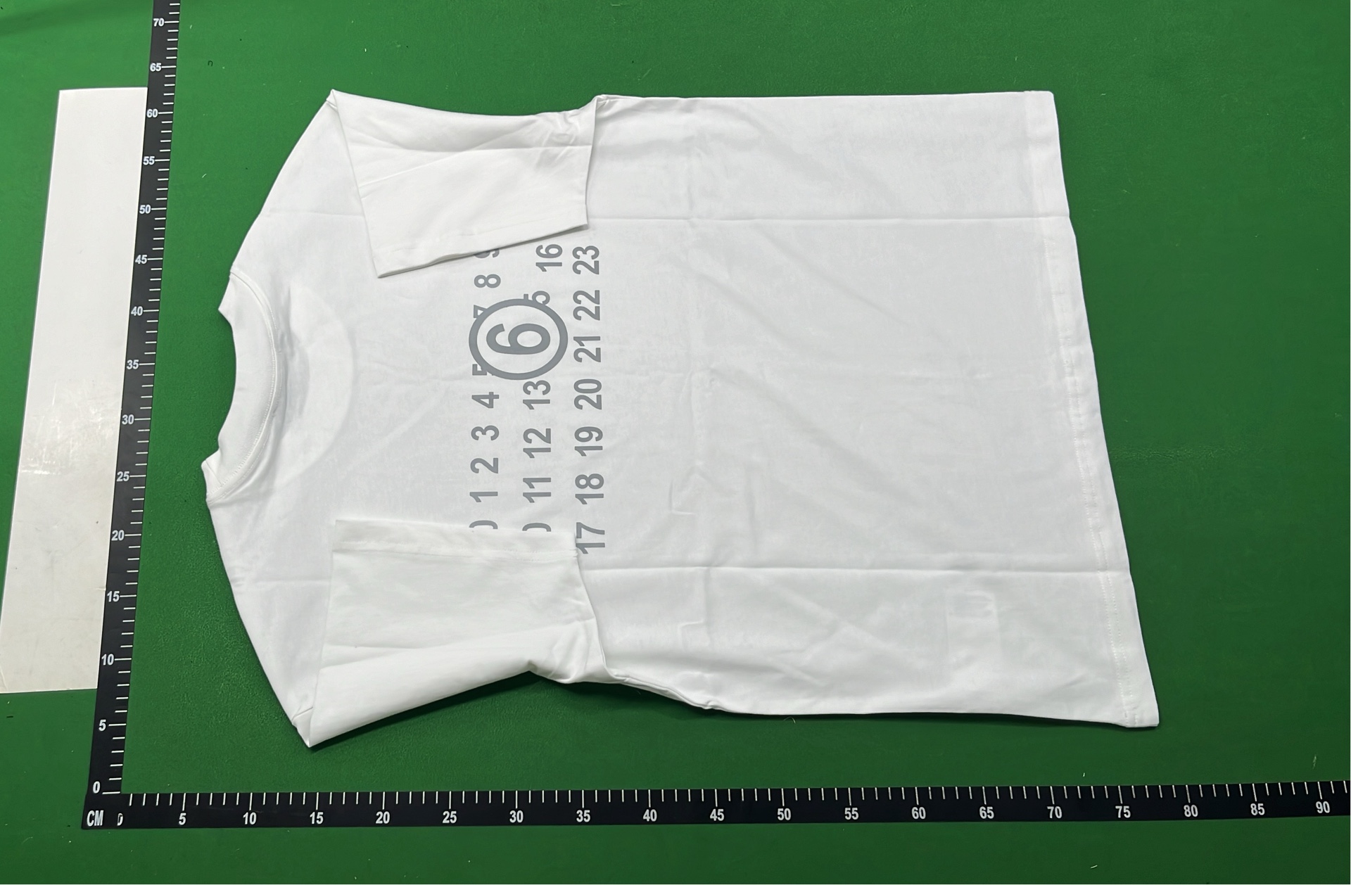 Maison Margiela Black T-Shirt with Colorful Cup Print