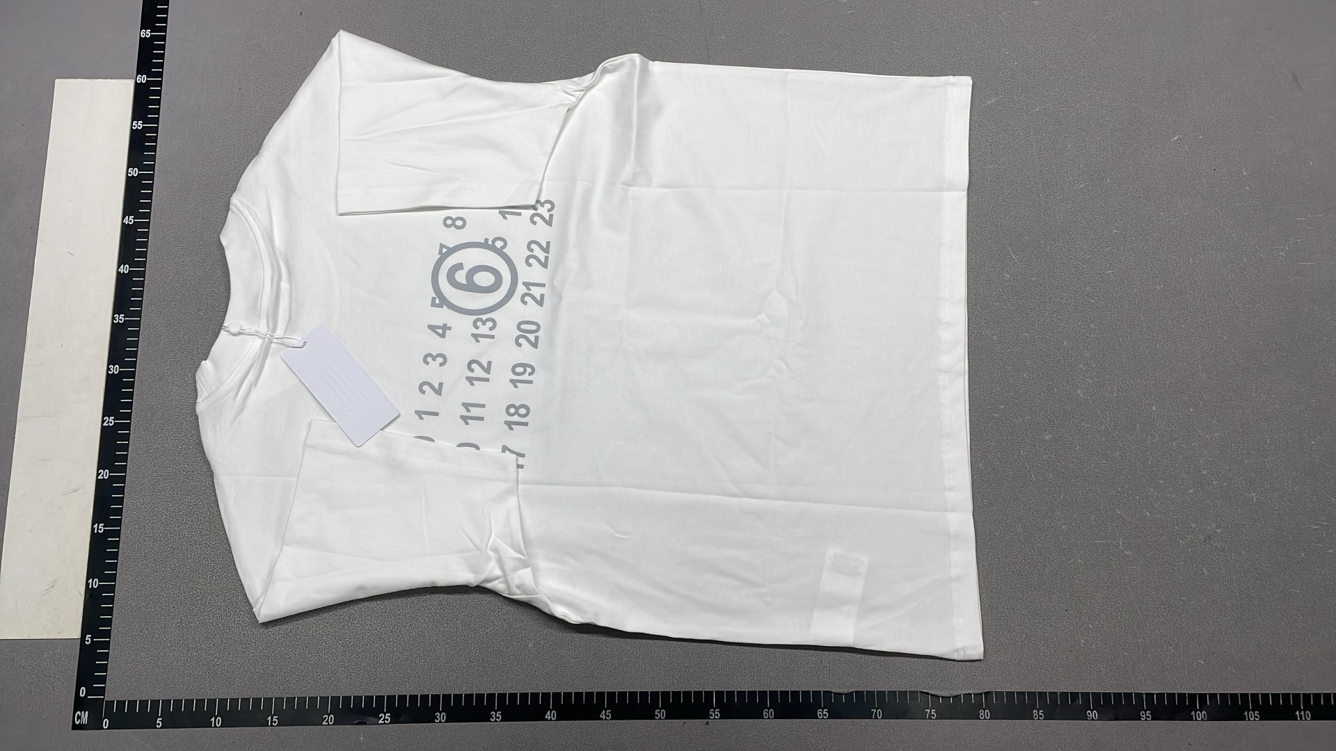 Maison Margiela Black T-Shirt with Colorful Cup Print