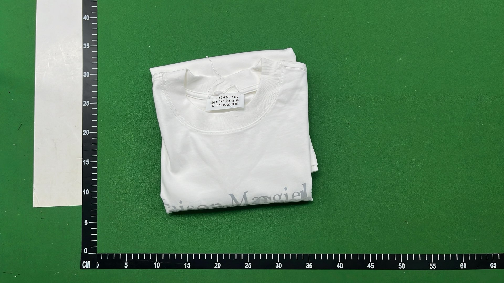 Maison Margiela Black T-Shirt with Colorful Cup Print