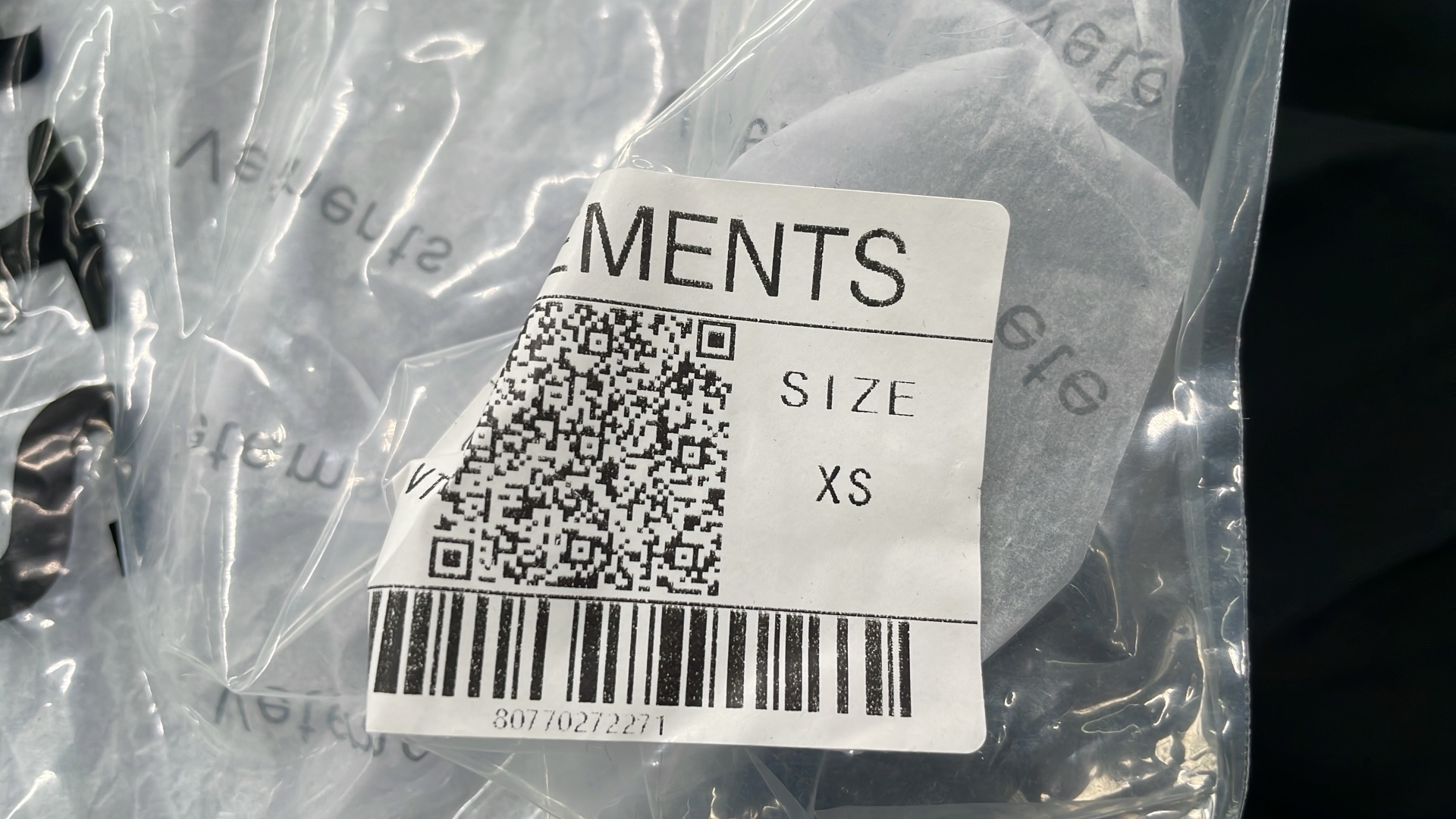 White Oversized T-Shirt with Logo Print by Vetements