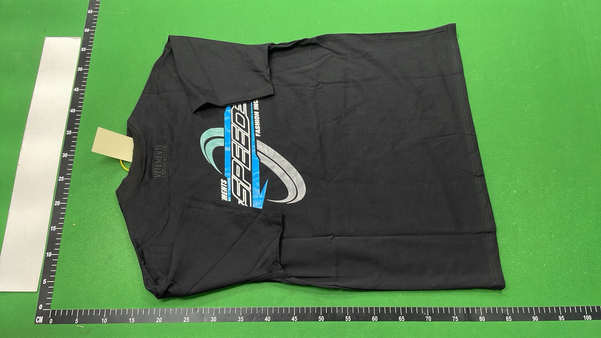 Black T-Shirt with 'The Earth Is Flat' Print - Streetwear Style