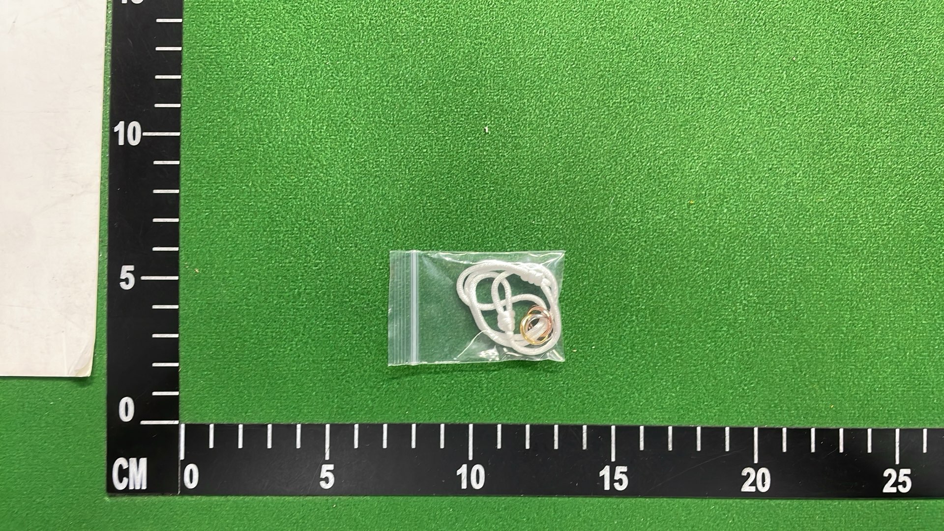 Cartier Trinity Ring with White Cord