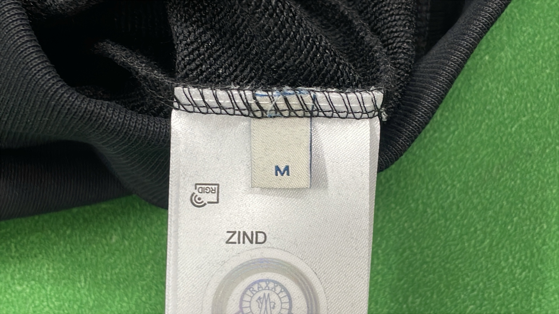 Moncler White Sweatshirt with Red Logo Print