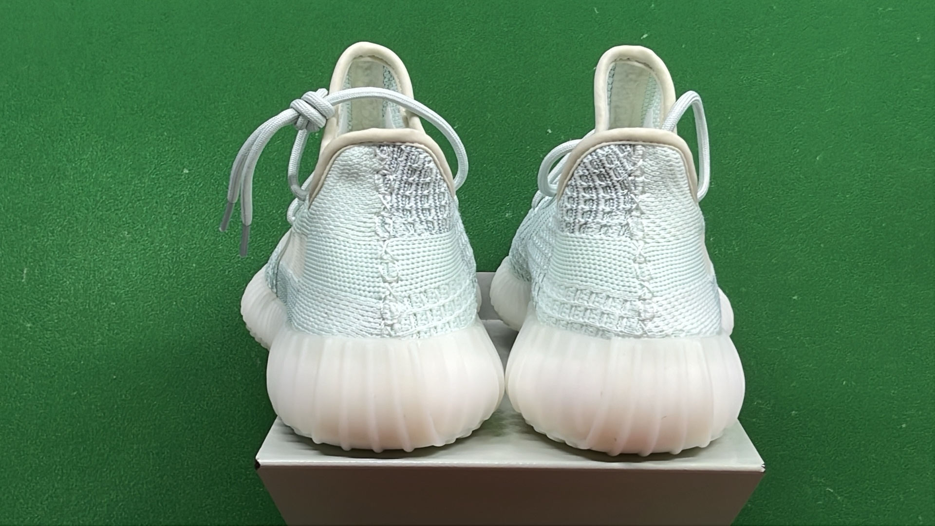 Yeezy Boost 350 V2 'Butter' Sneakers - Beige and Light Blue