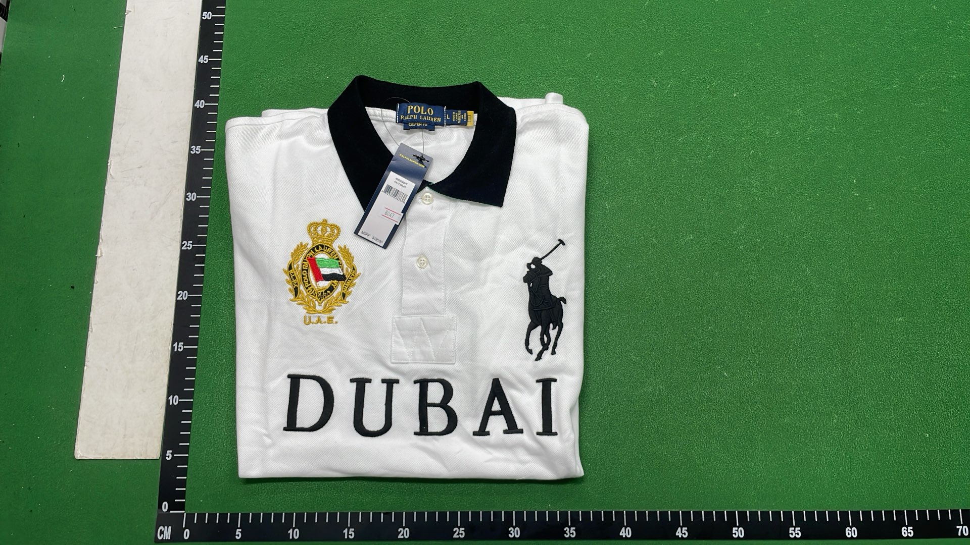 Chicago Polo Shirt Black with Big Pony Logo