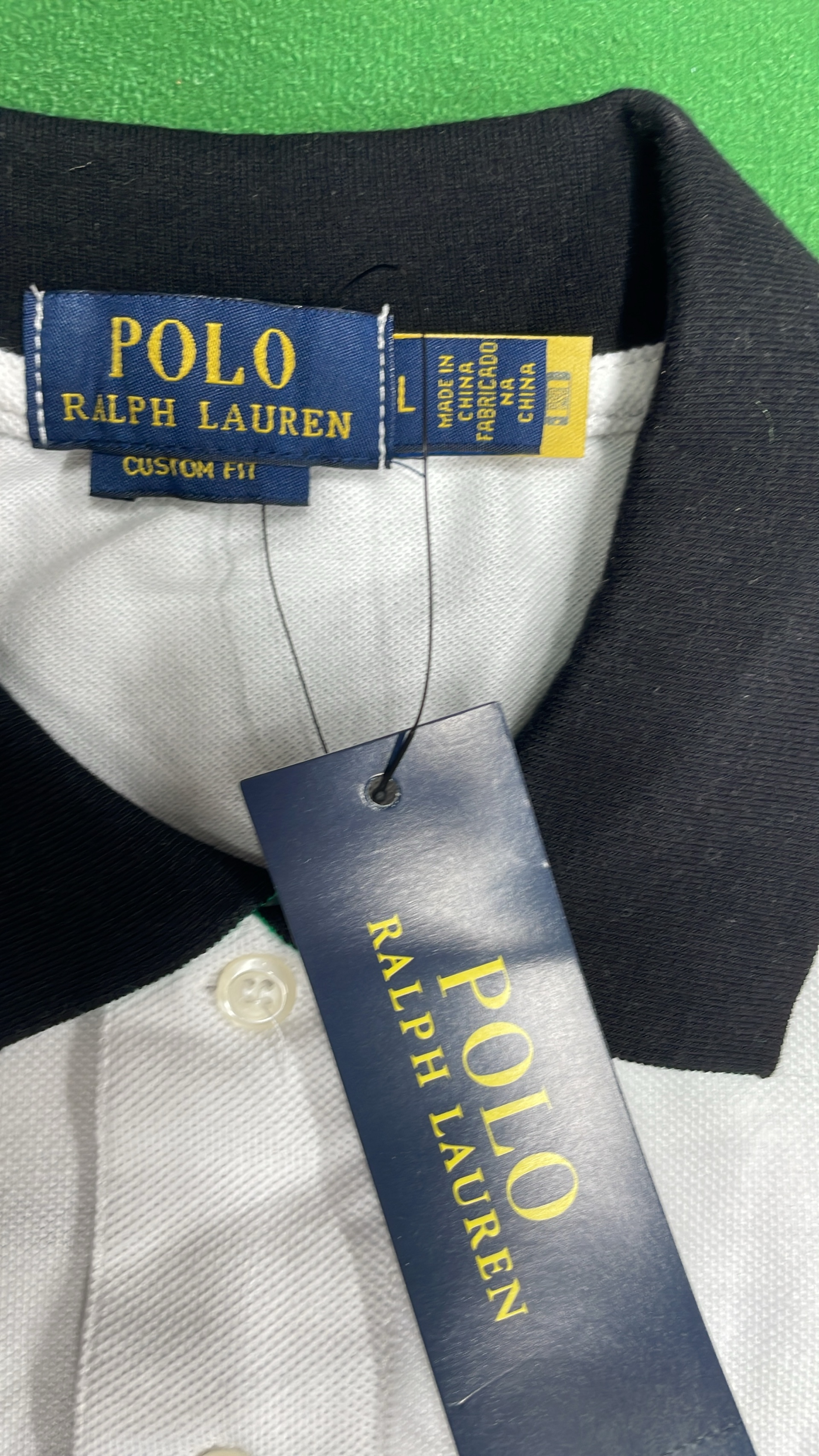 Chicago Polo Shirt Black with Big Pony Logo