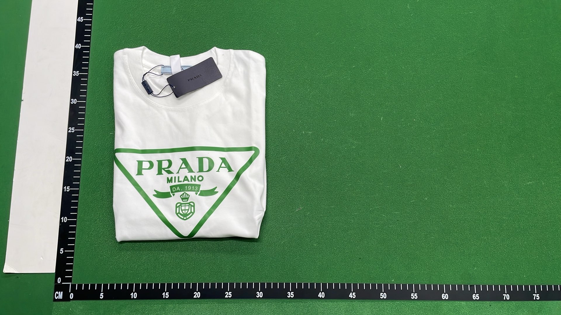 Prada Milano T-Shirt with Logo and Graphic Design