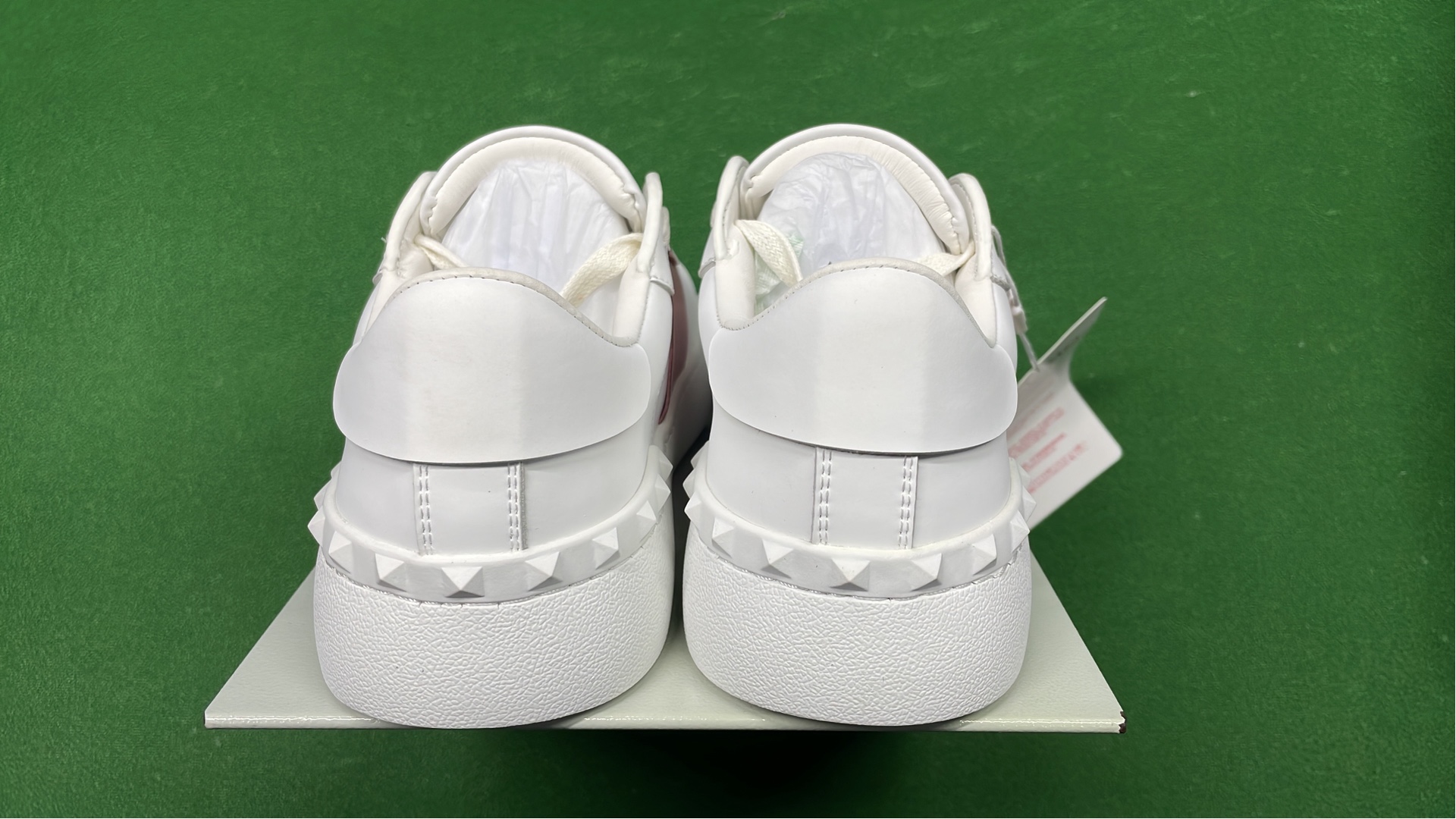 White Sneakers with Colorful Stripes - Fashionable Casual Shoes for Women