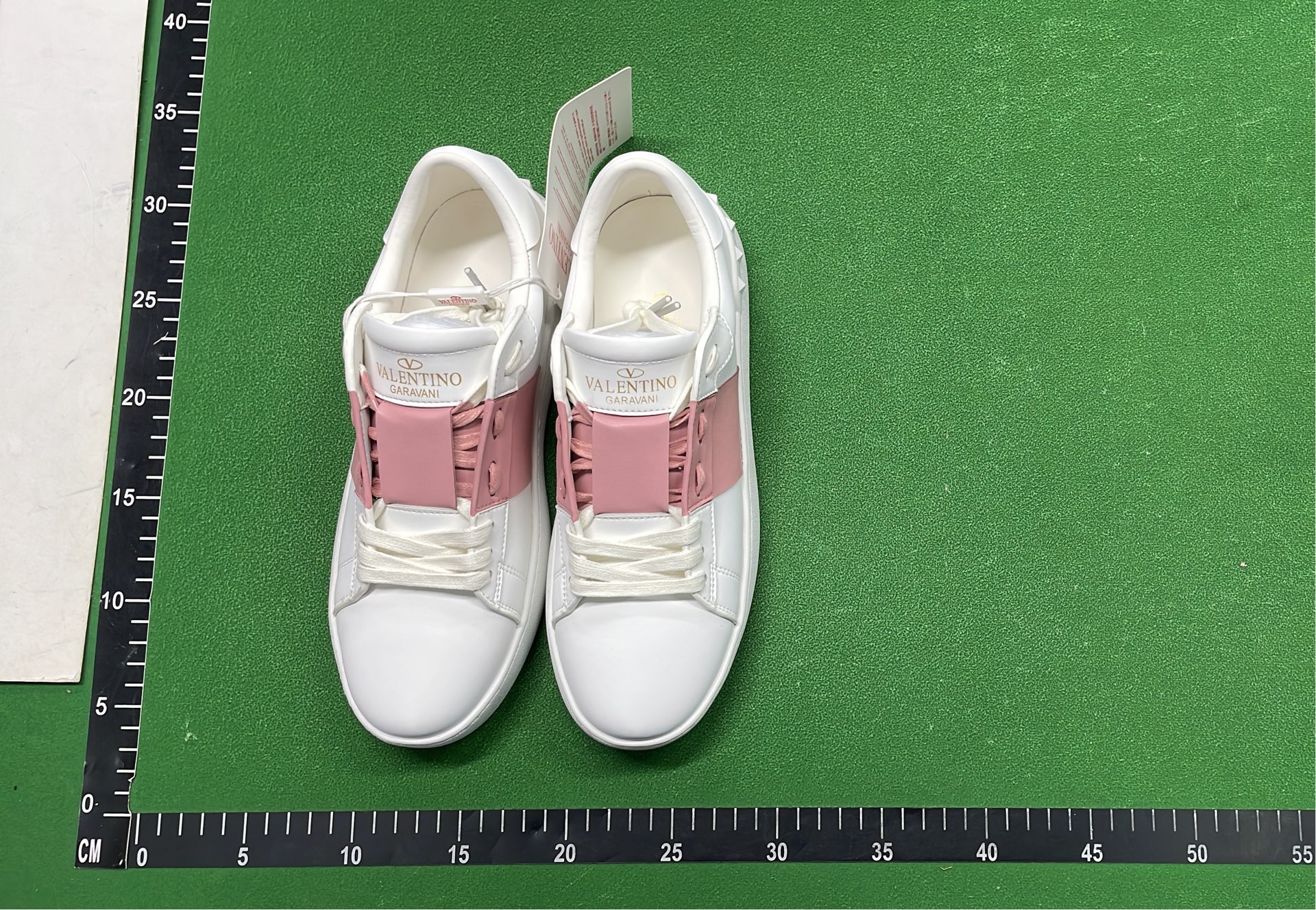 White Sneakers with Colorful Stripes - Fashionable Casual Shoes for Women
