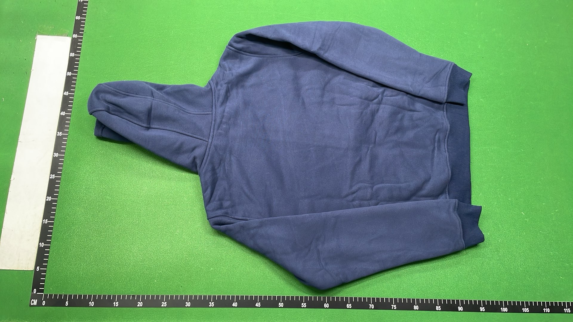 Men's Gray Zip-Up Hoodie with Check Lining
